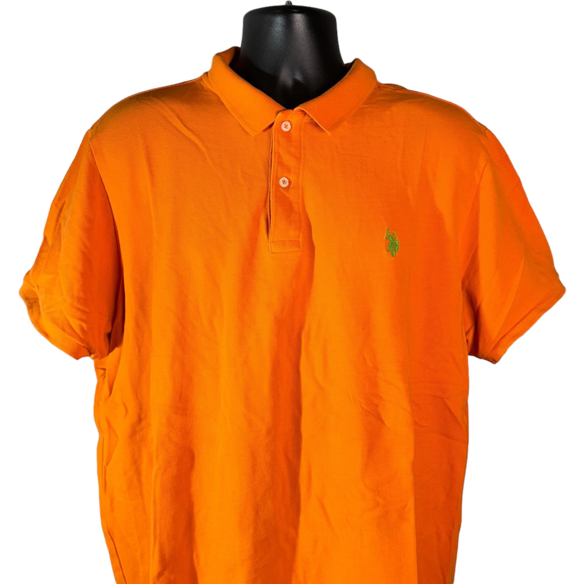 Collection of U.S Polo Assn. Stained Short Sleeve Polo in a gallery layout