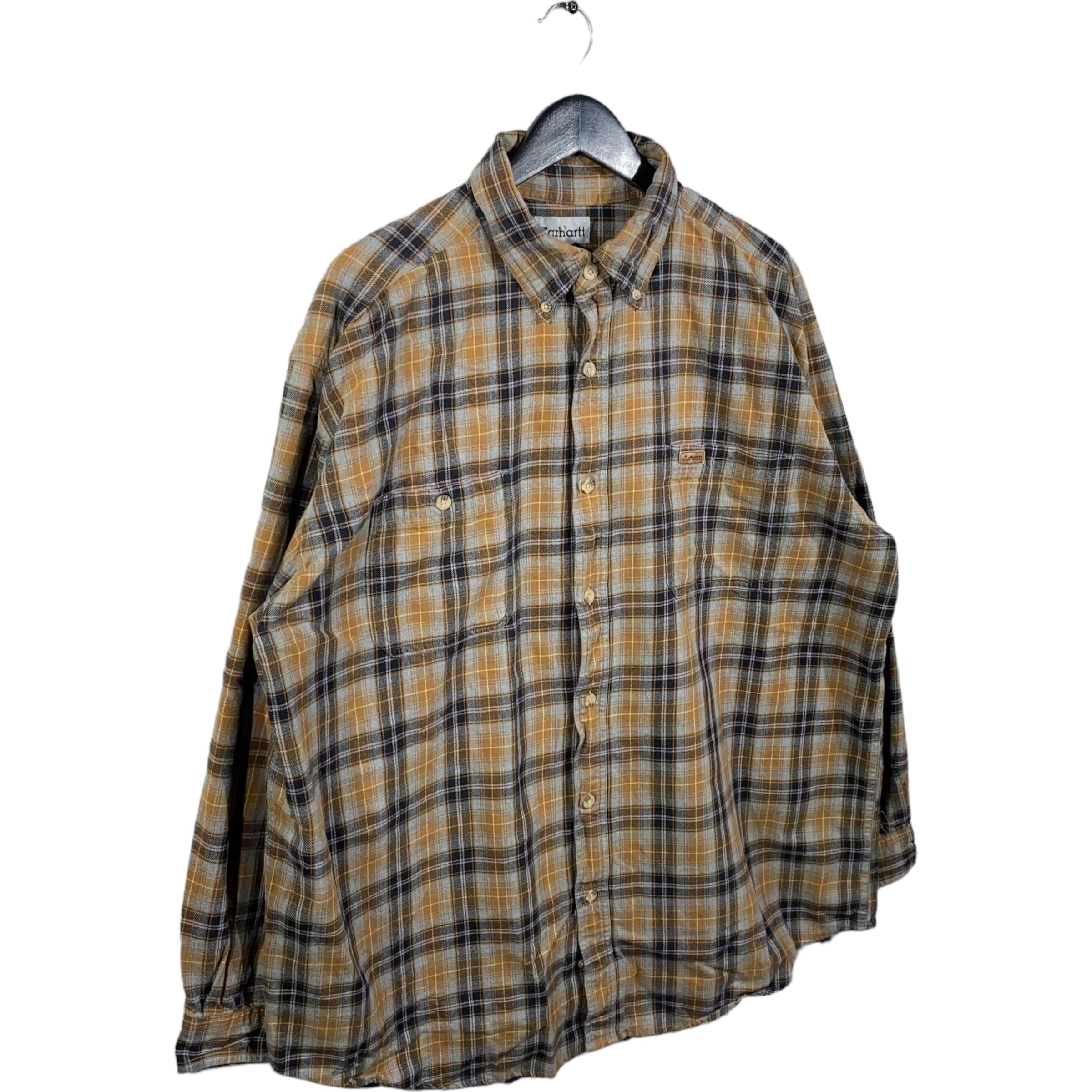 Collection of Carhartt Flannel Button Down in a gallery layout