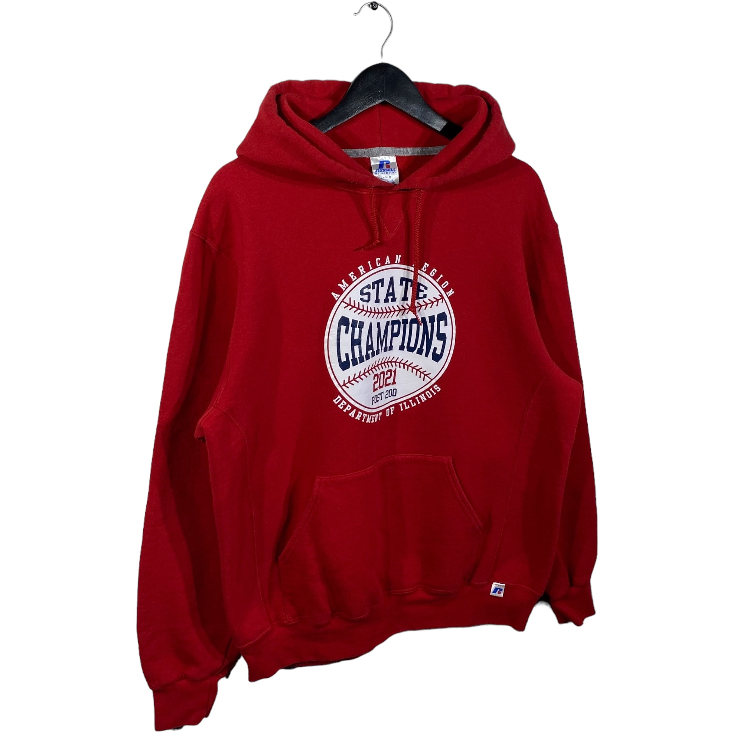 Collection of Russell Athletic American Legion State Champions Pullover Hoodie in a gallery layout