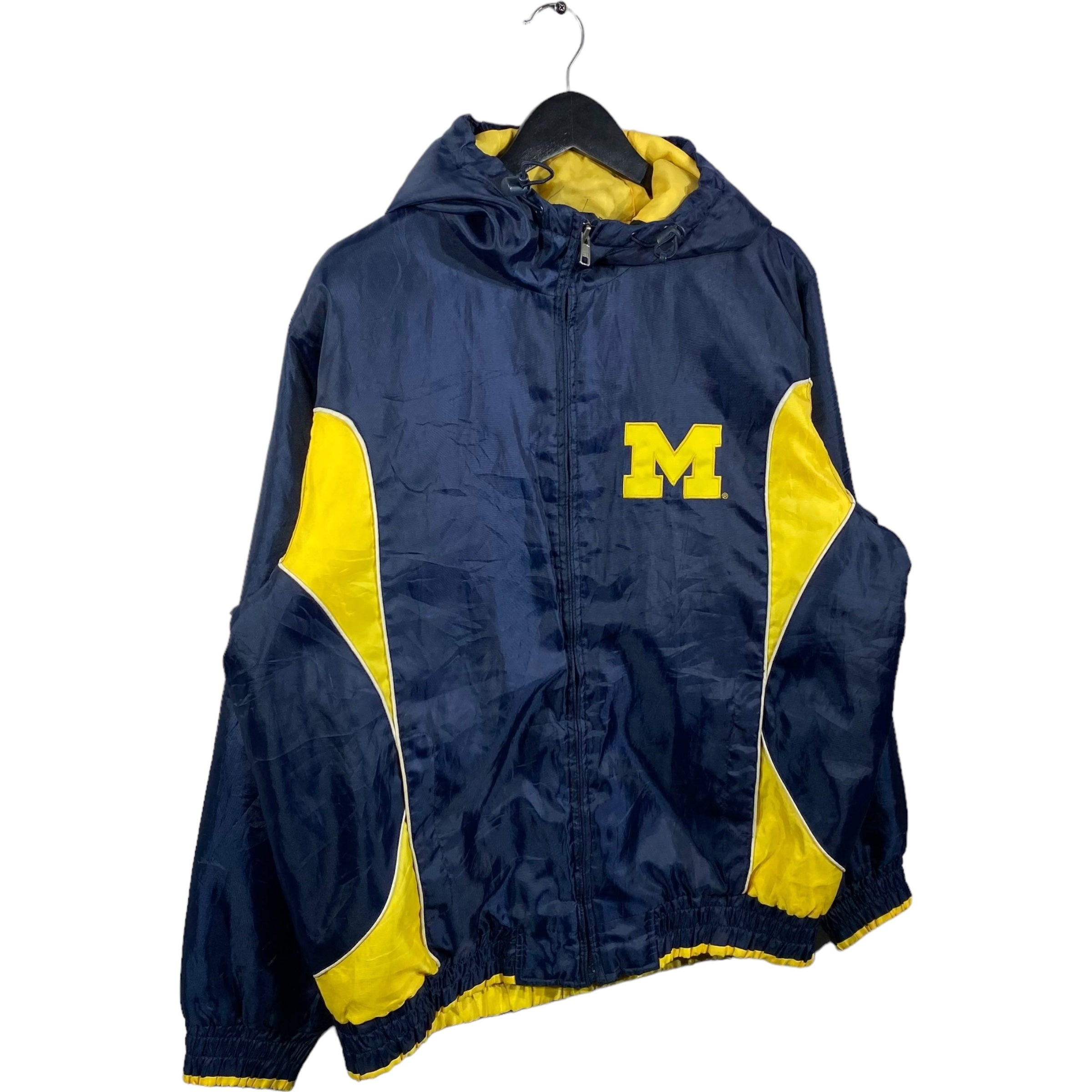 Collection of Michigan University Hoodie Full Zip Jacket in a gallery layout
