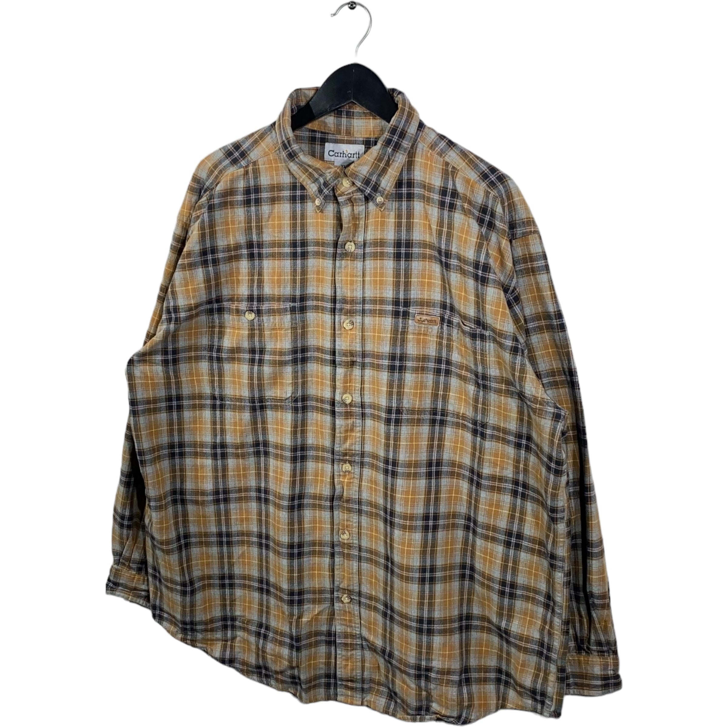 Collection of Carhartt Flannel Button Down in a gallery layout