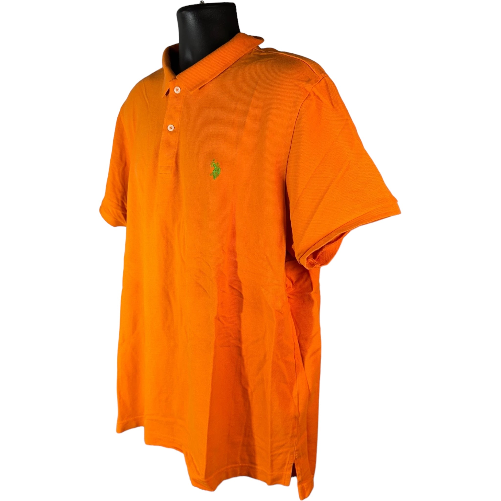 Collection of U.S Polo Assn. Stained Short Sleeve Polo in a gallery layout