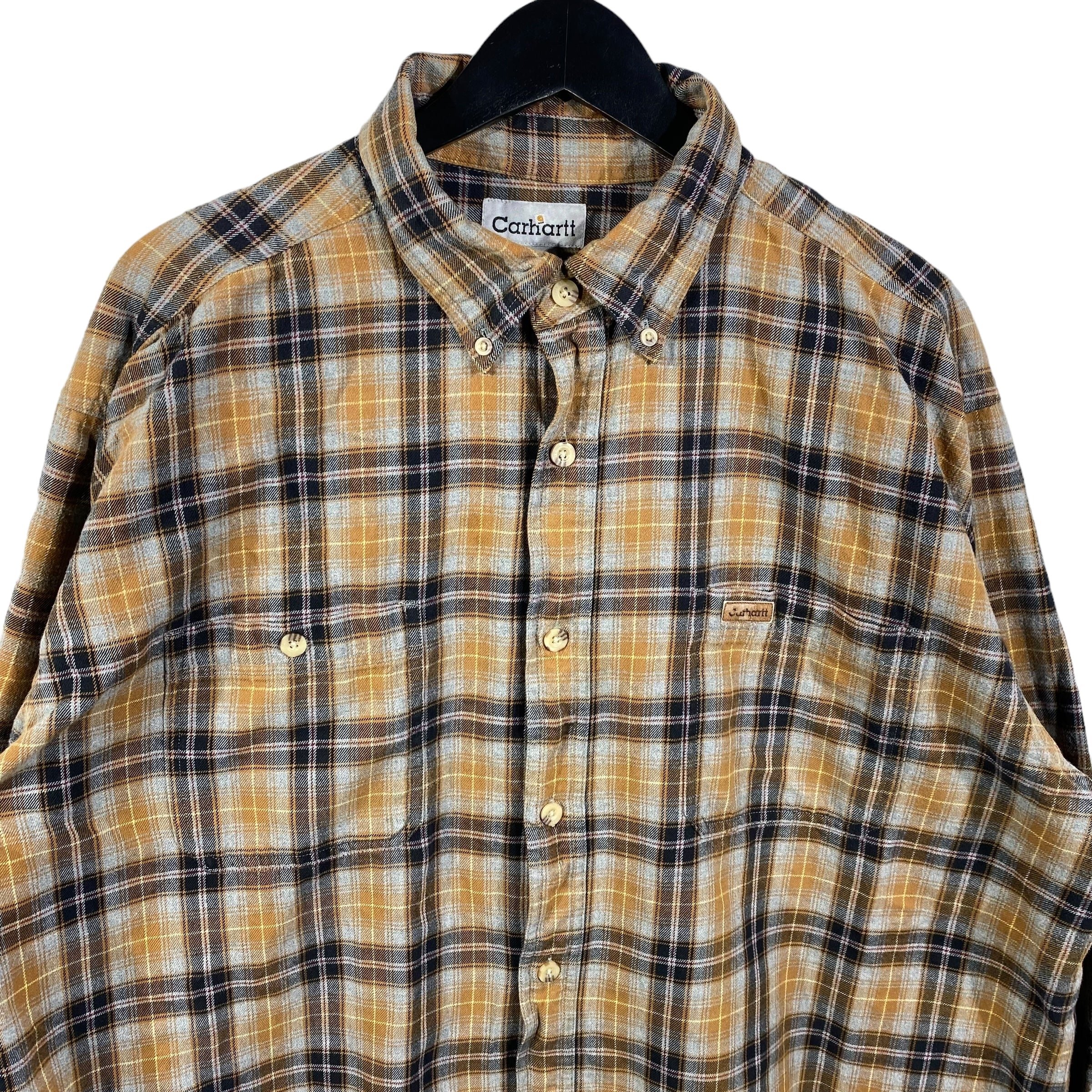 Collection of Carhartt Flannel Button Down in a gallery layout