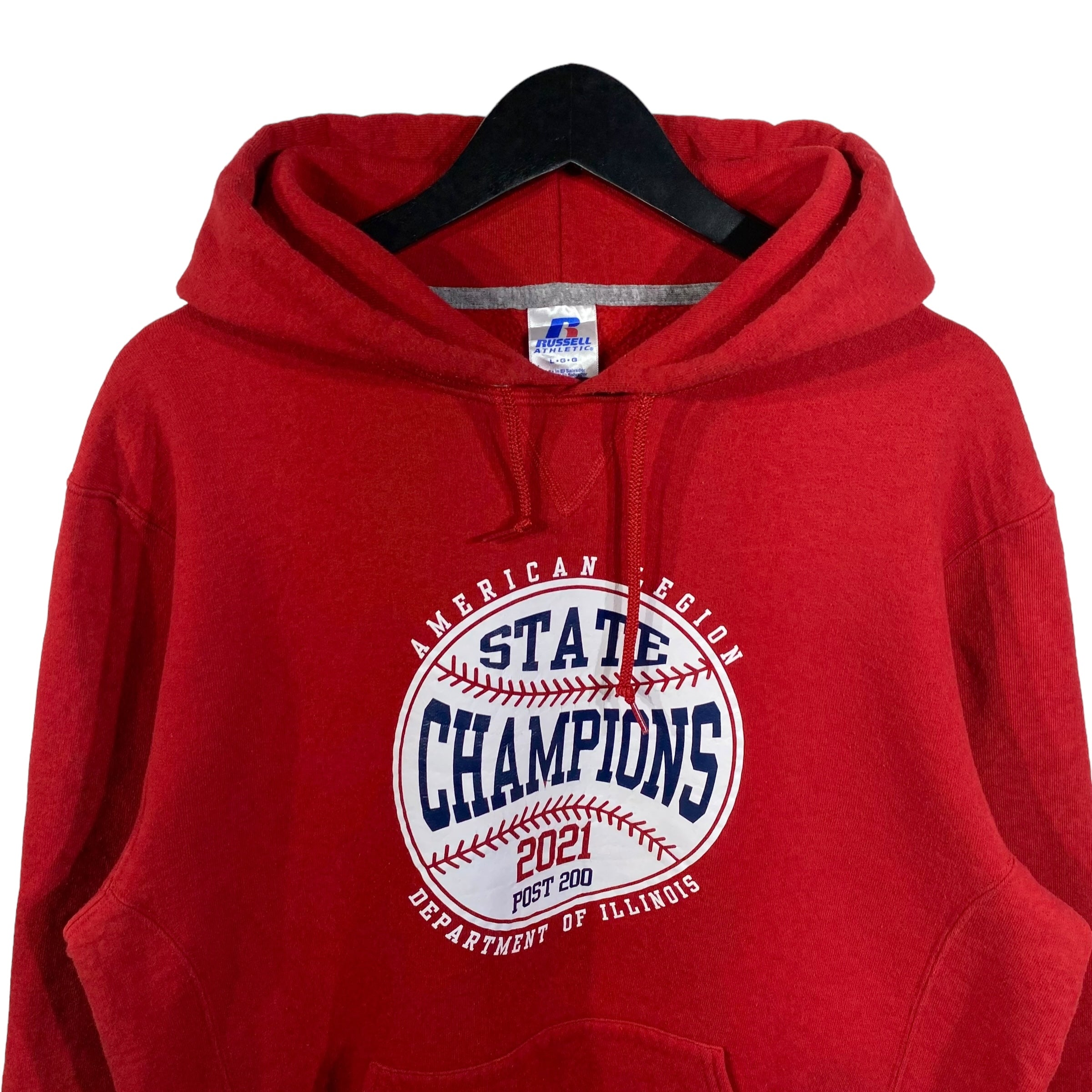 Collection of Russell Athletic American Legion State Champions Pullover Hoodie in a gallery layout