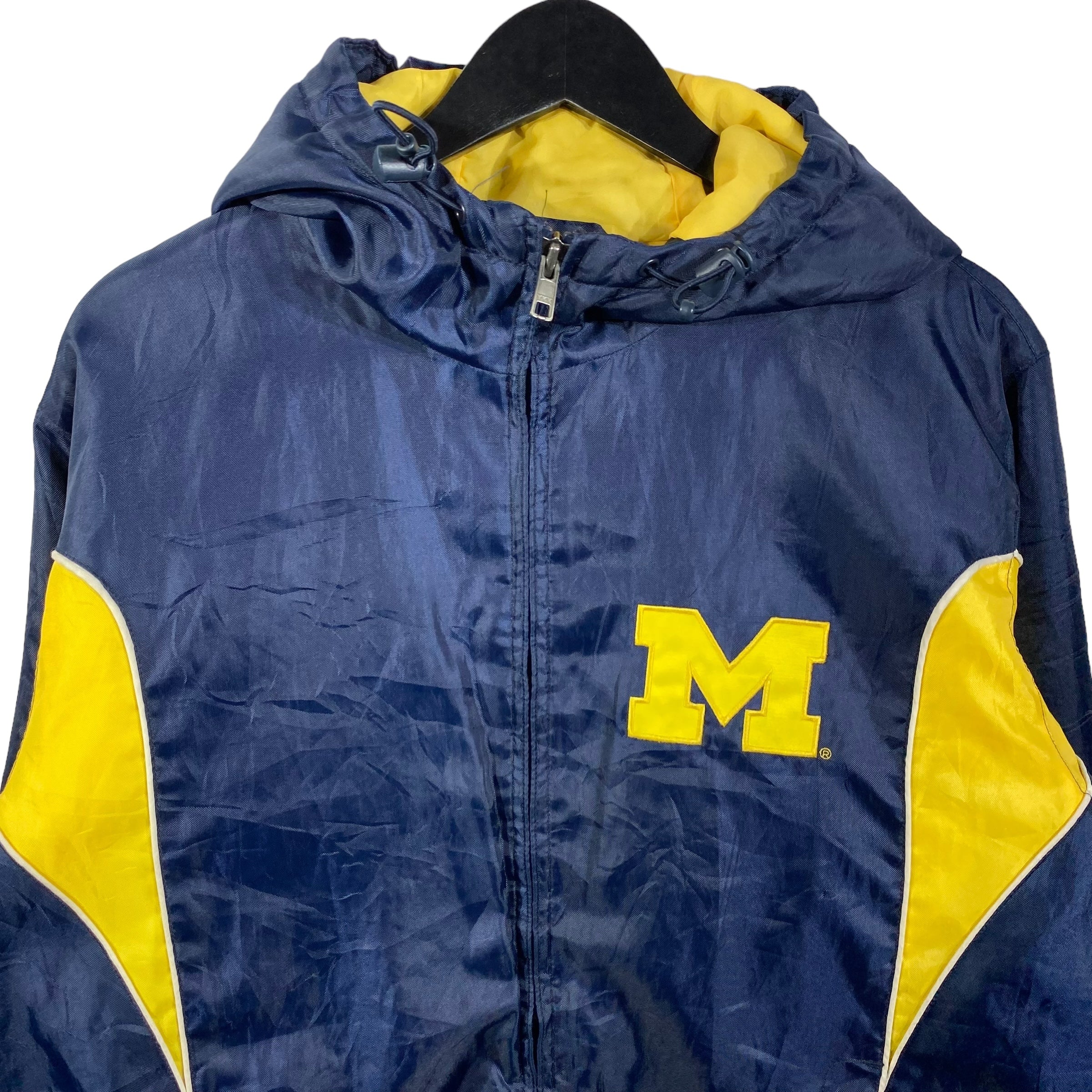 Collection of Michigan University Hoodie Full Zip Jacket in a gallery layout