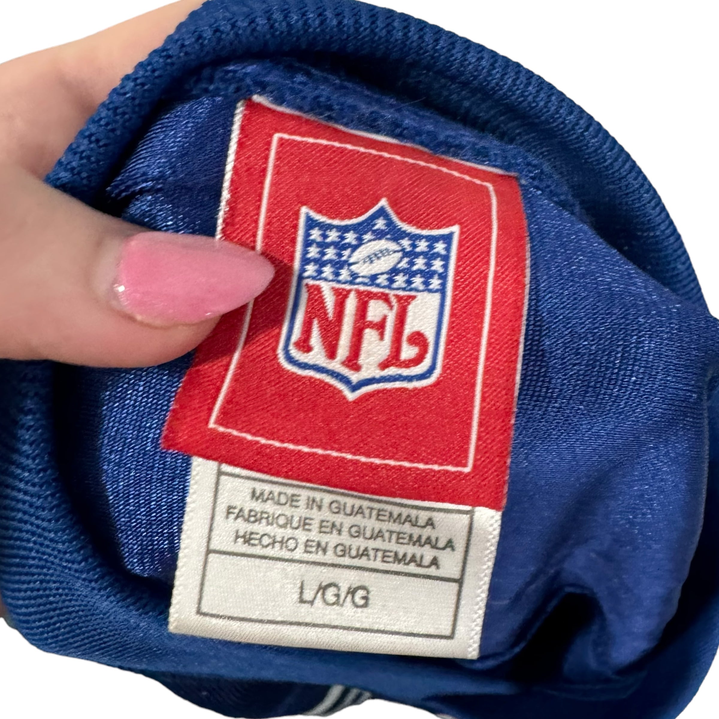 Collection of Vintage New York Giants Jeremy Shockey #80 Jersey in a gallery layout
