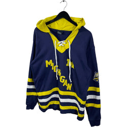 Collection of University Of Michigan Hockey Style Hoodie in a gallery layout