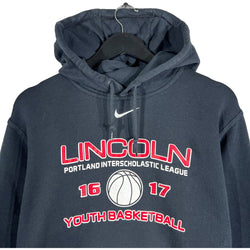 Collection of Lincoln Nike Youth Basketball Hoodie in a gallery layout