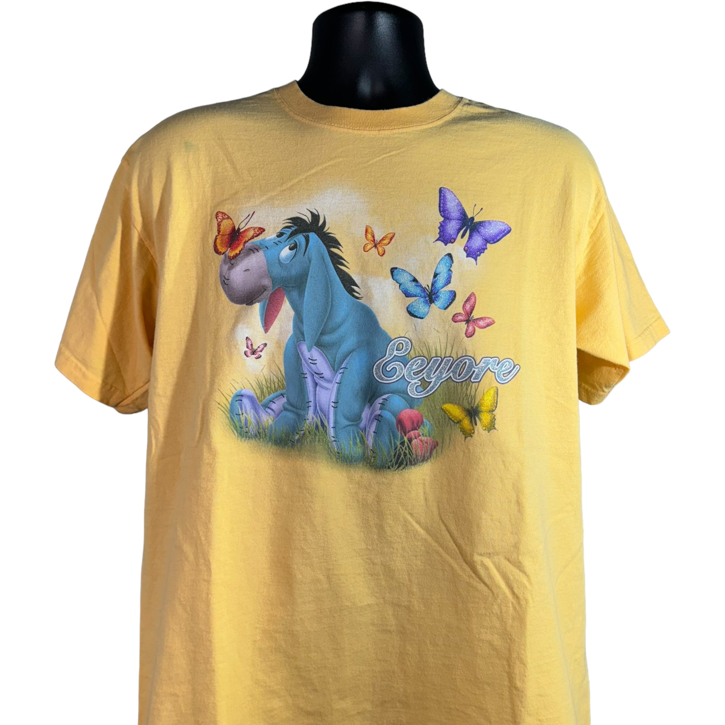 Collection of Disney Eeyore Butterfly Graphic Tee in a gallery layout