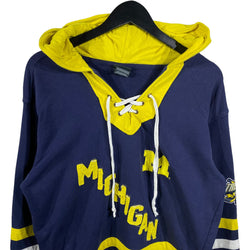 Collection of University Of Michigan Hockey Style Hoodie in a gallery layout