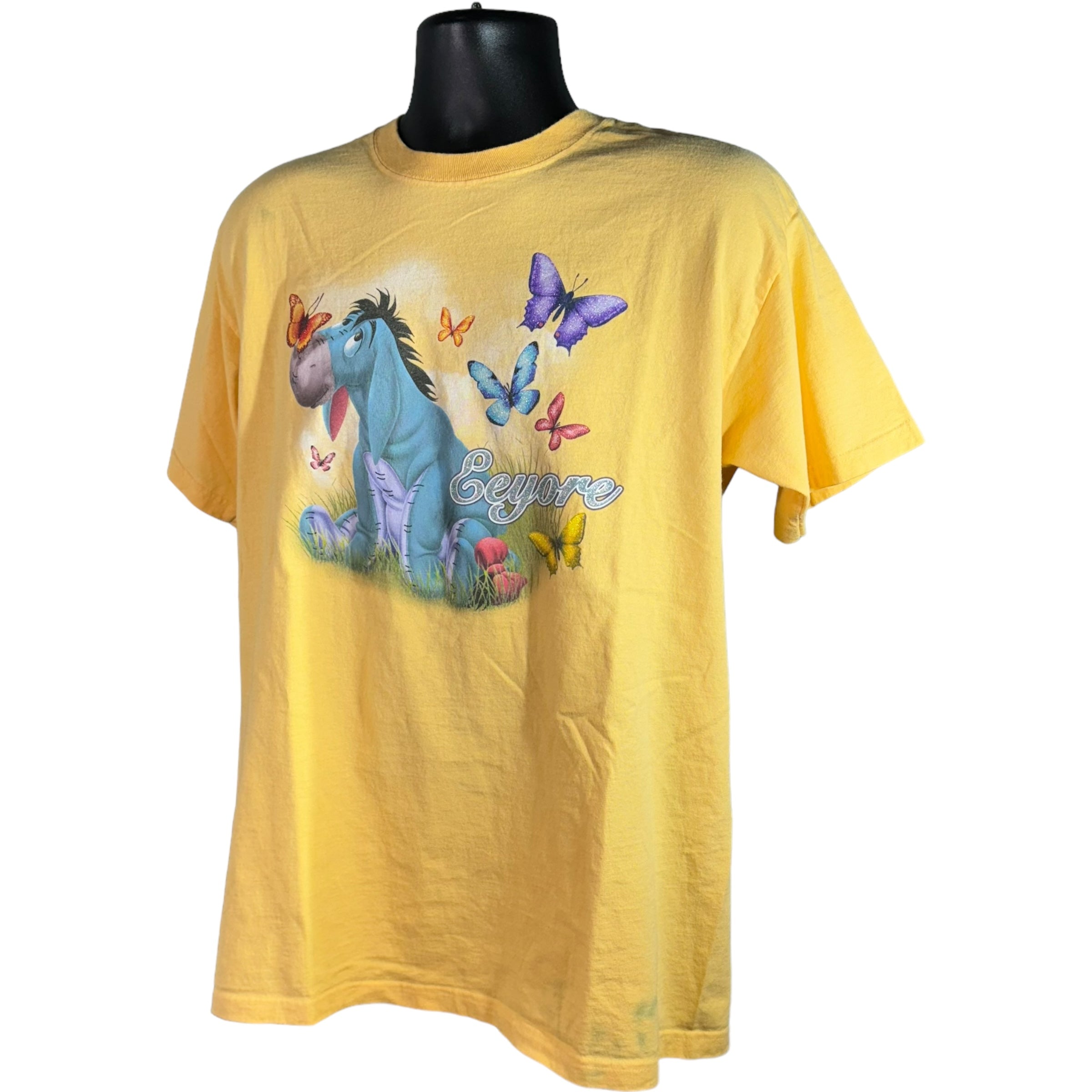 Collection of Disney Eeyore Butterfly Graphic Tee in a gallery layout