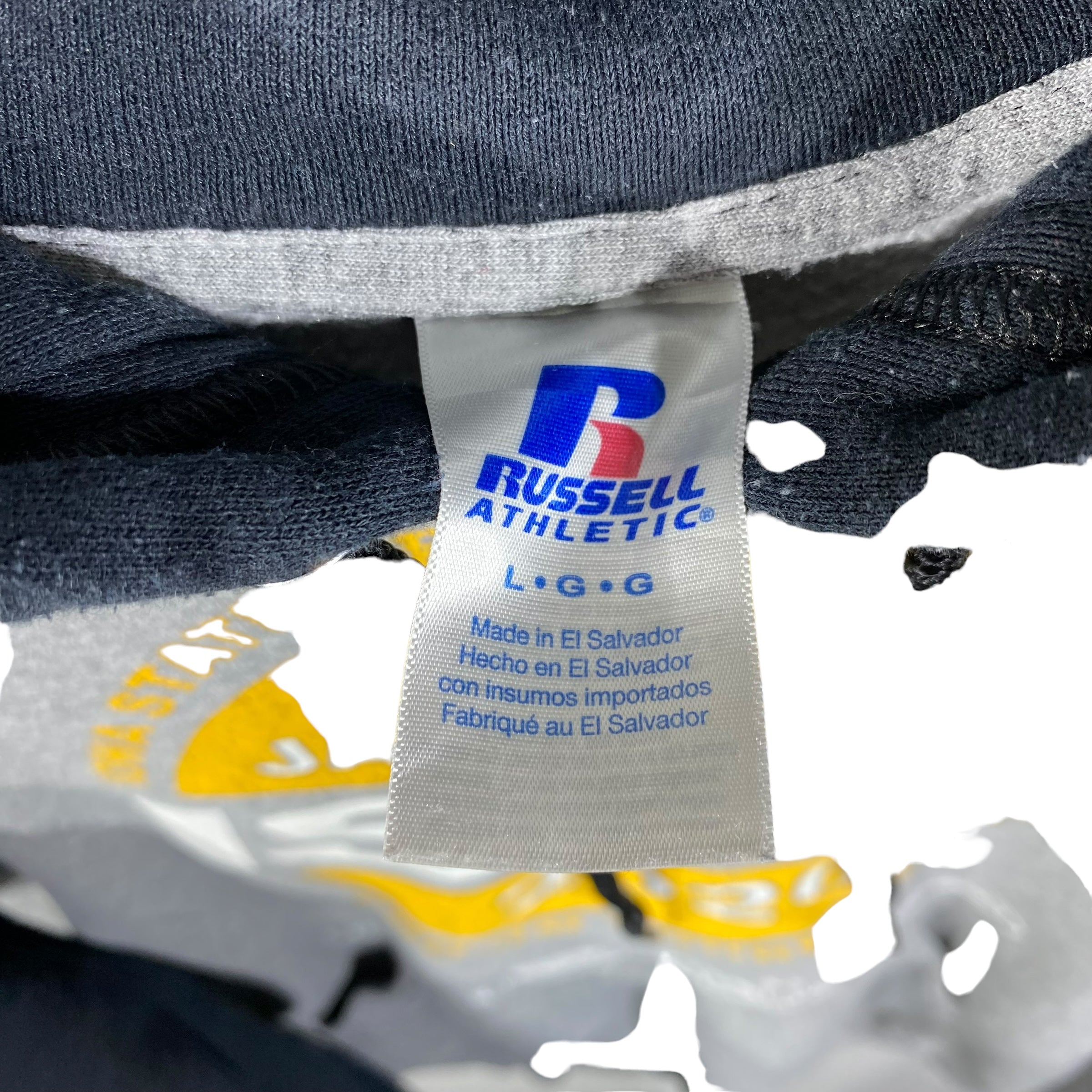 Collection of Vintage ISAA Russell Athletic Hoodie in a gallery layout