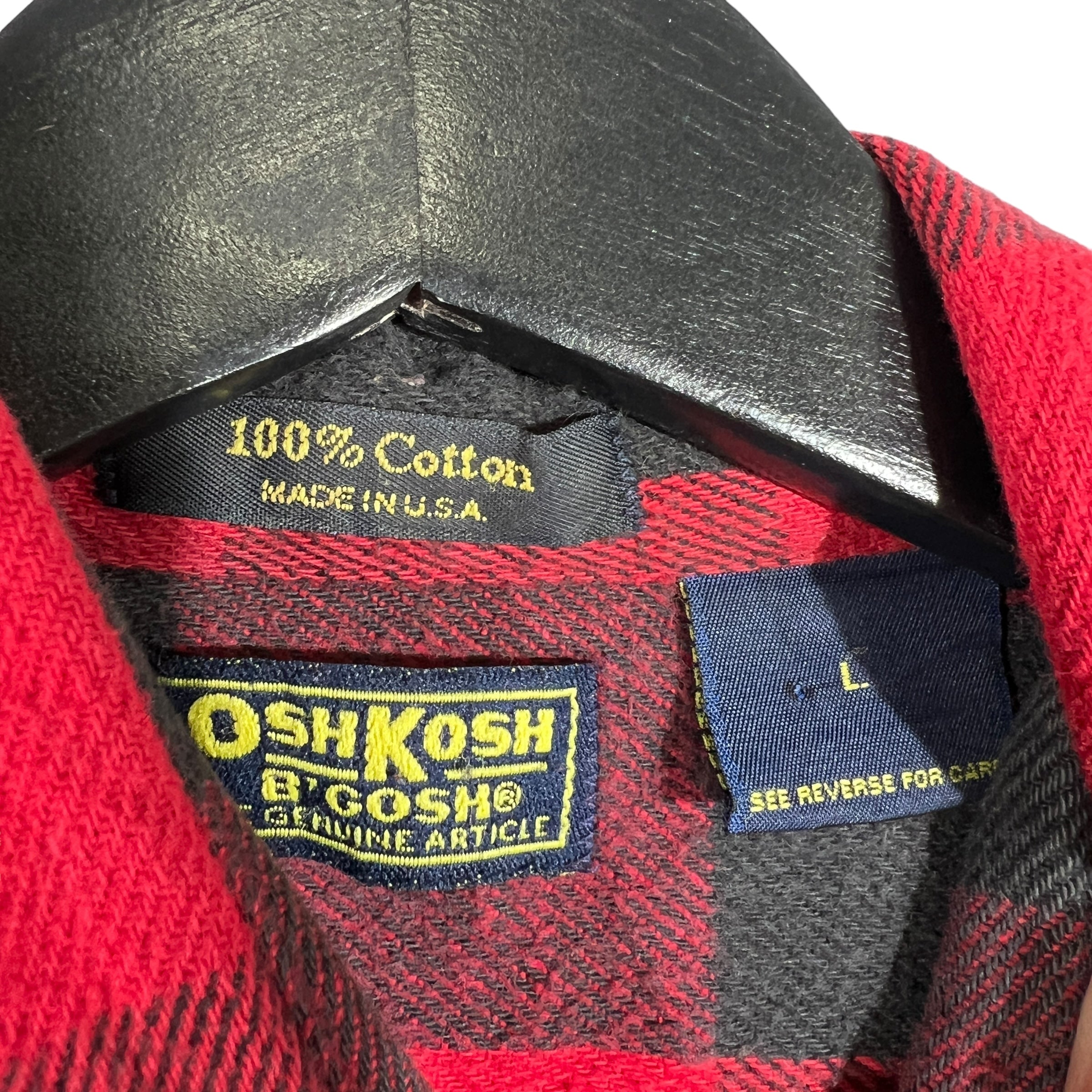 Collection of Osh Kosh B'Gosh Plaid Flannel in a gallery layout