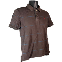 Collection of American Eagle Outfitters Stripe Short Sleeve Polo in a gallery layout