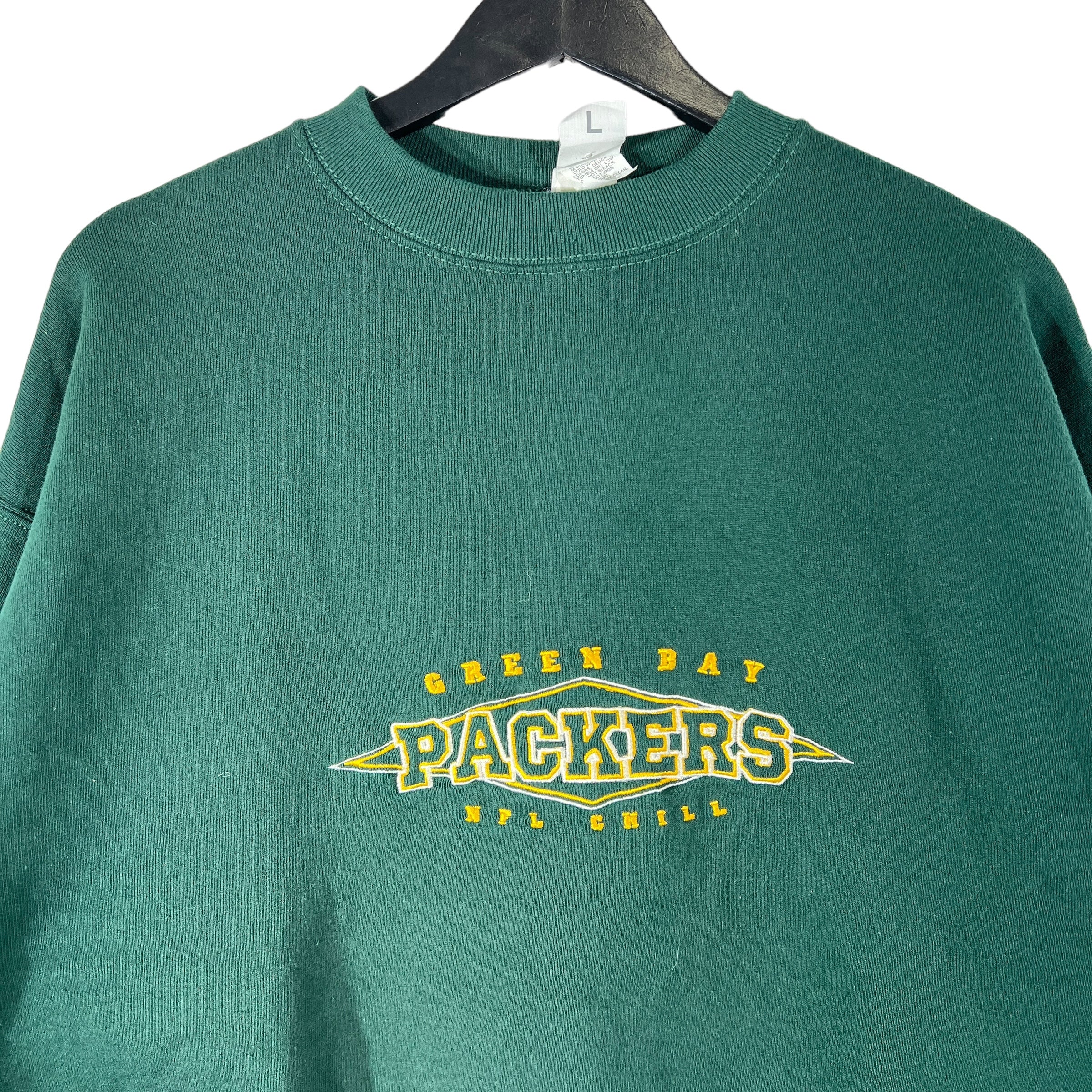 Collection of Green Bay Packers NFL Chill Crewneck in a gallery layout