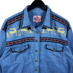 Collection of Cambridge Denim Work Shirt in a gallery layout