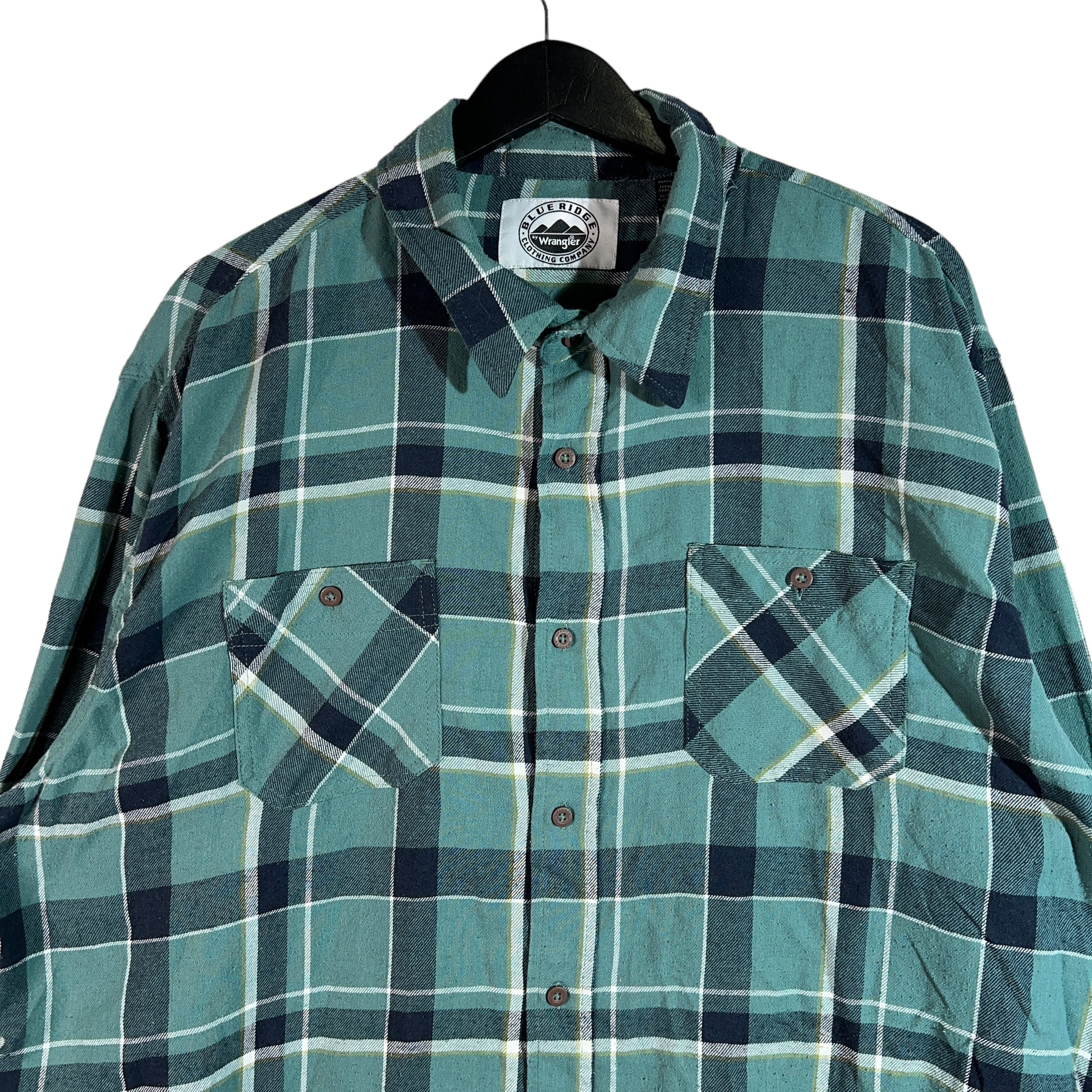 Collection of Plaid Wrangler Flannel in a gallery layout