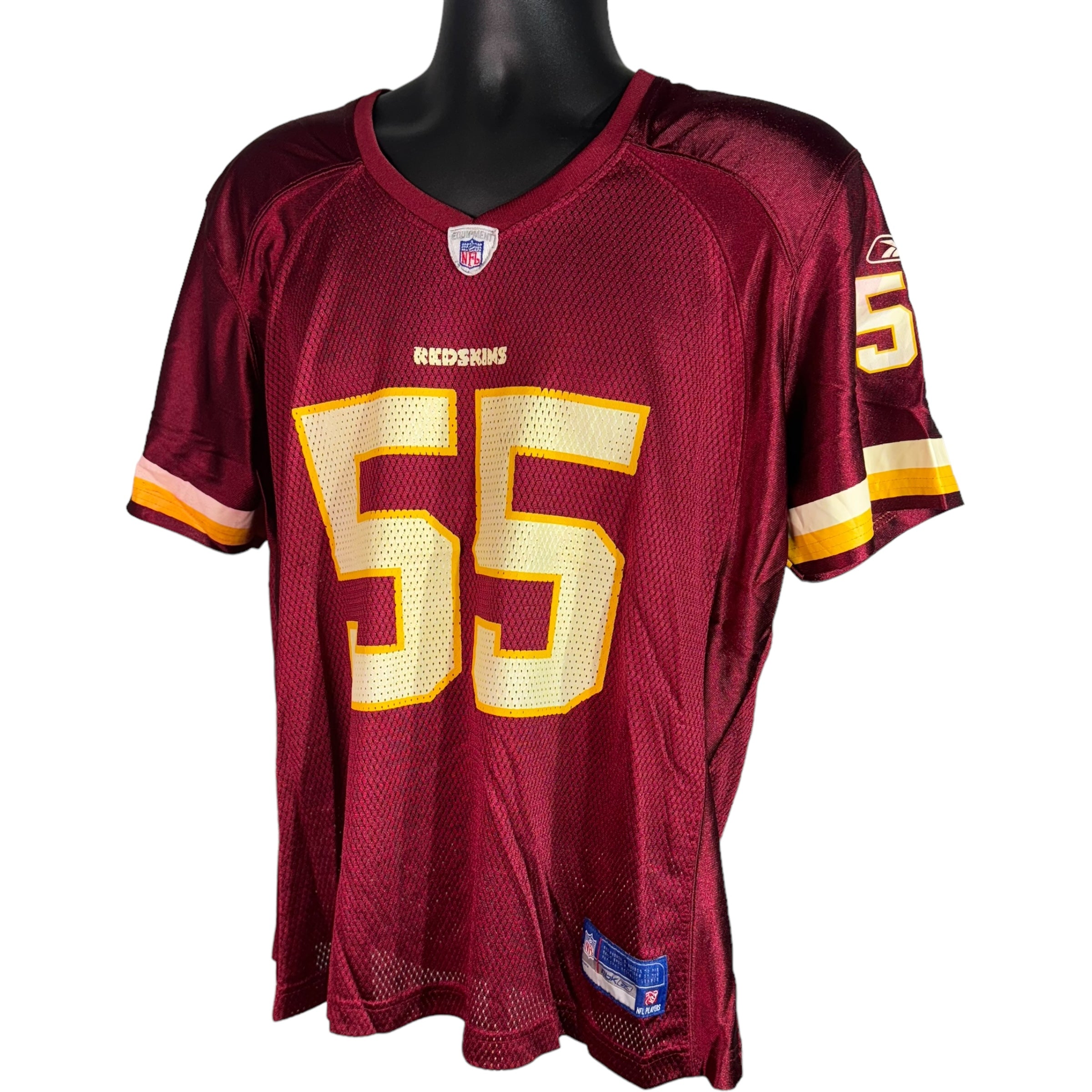 Collection of Washington Redskins Sean Taylor #55 Reebok NFL Jersey in a gallery layout