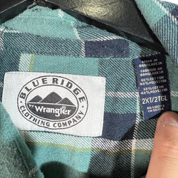 Collection of Plaid Wrangler Flannel in a gallery layout