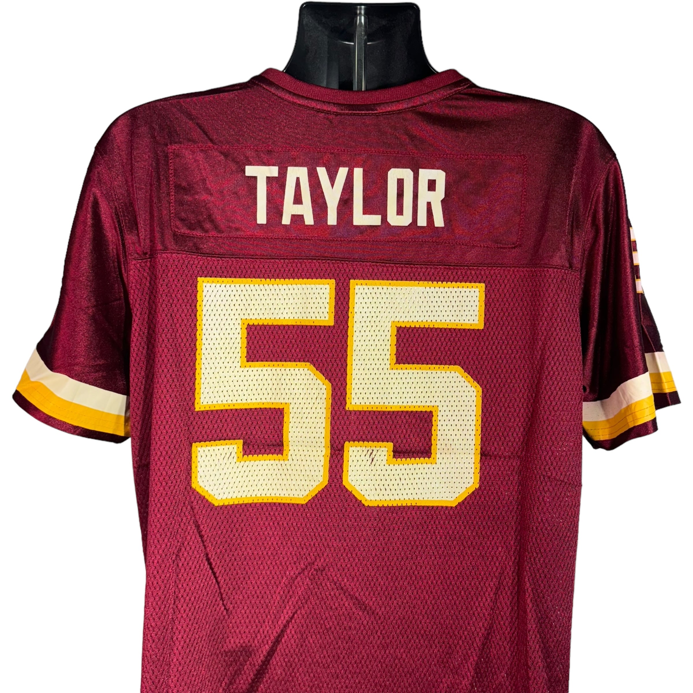 Collection of Washington Redskins Sean Taylor #55 Reebok NFL Jersey in a gallery layout