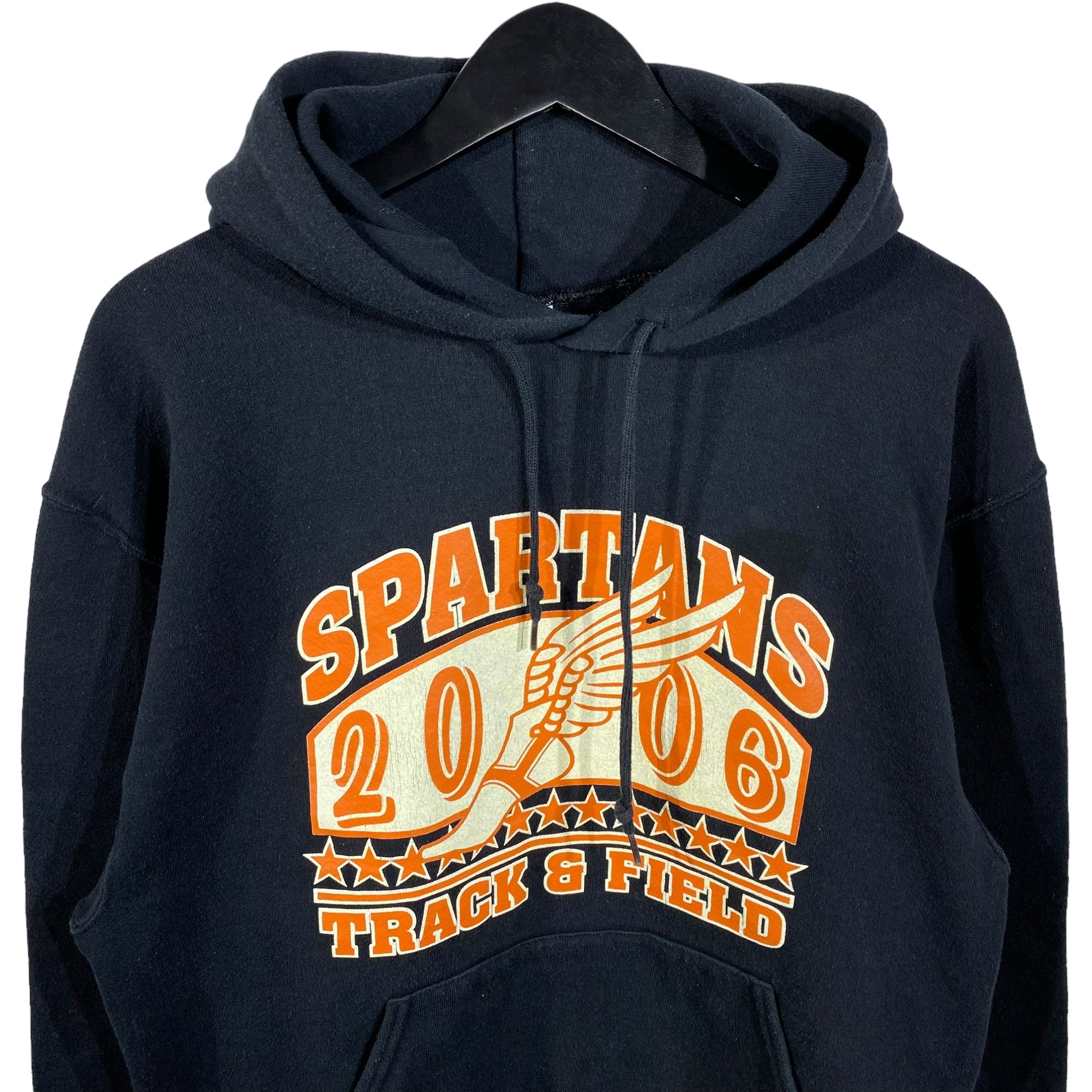 Collection of Russell Athletic Spartans Tack & Field Hoodie in a gallery layout