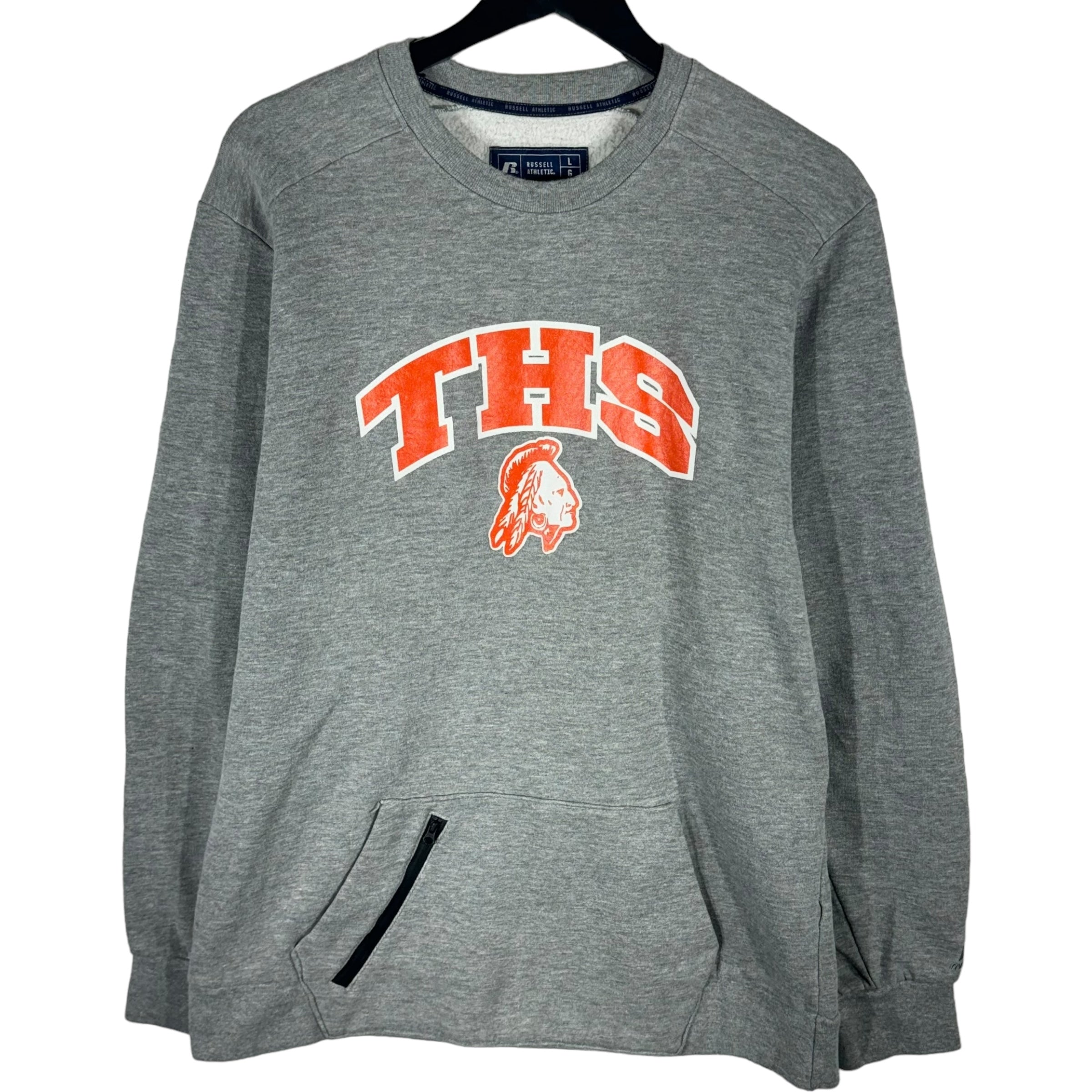 Collection of Russell Athletic "THS" Crewneck in a gallery layout