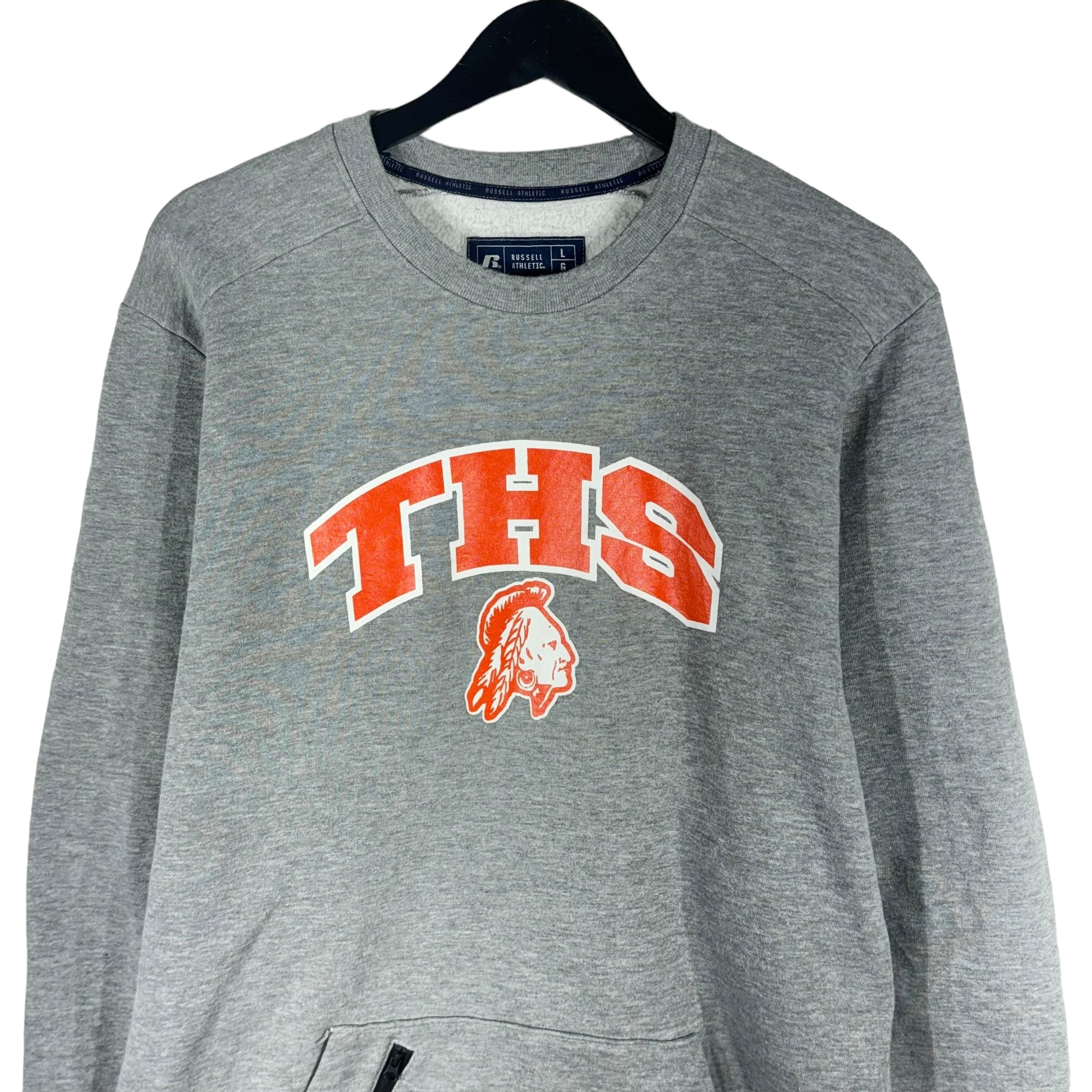 Collection of Russell Athletic "THS" Crewneck in a gallery layout