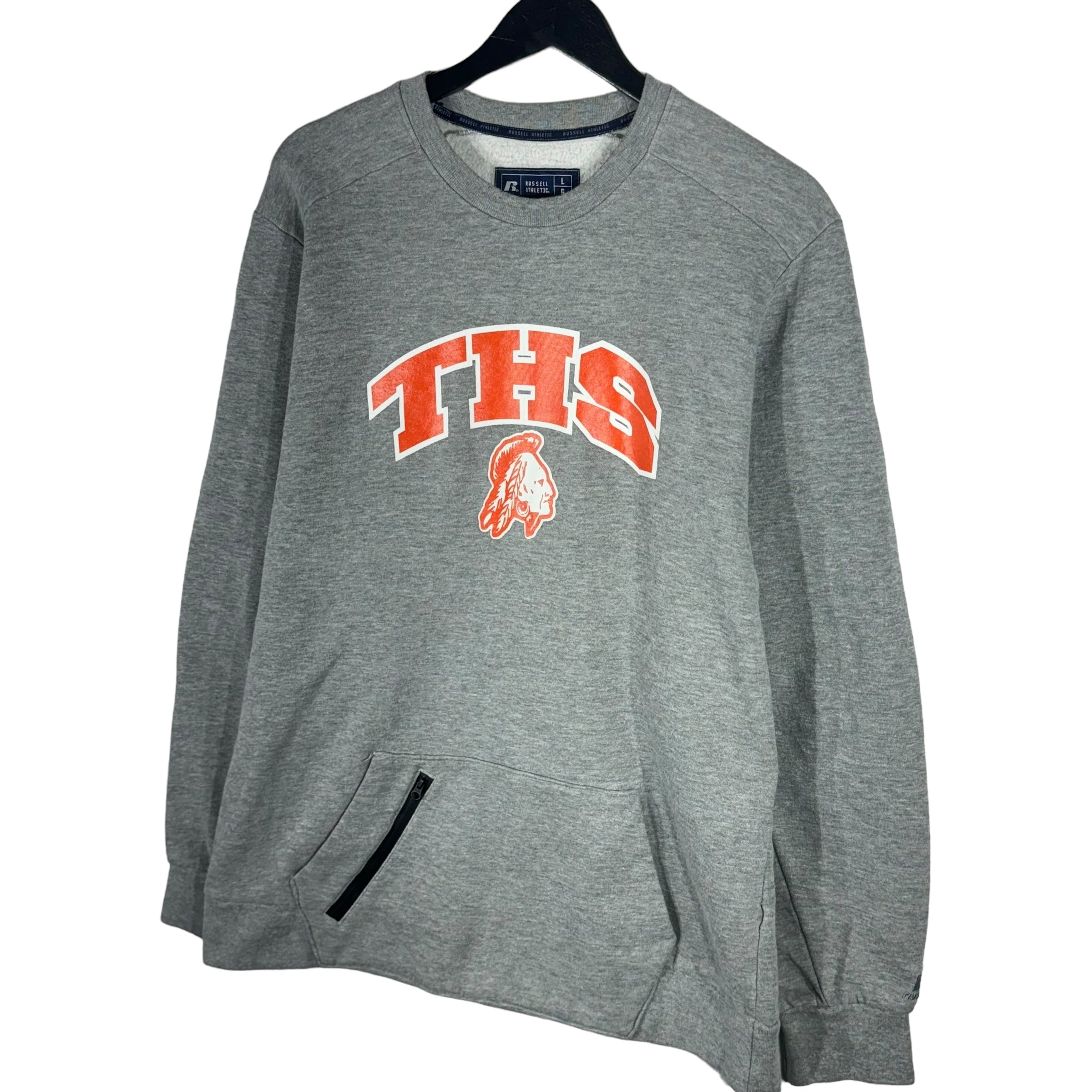 Collection of Russell Athletic "THS" Crewneck in a gallery layout