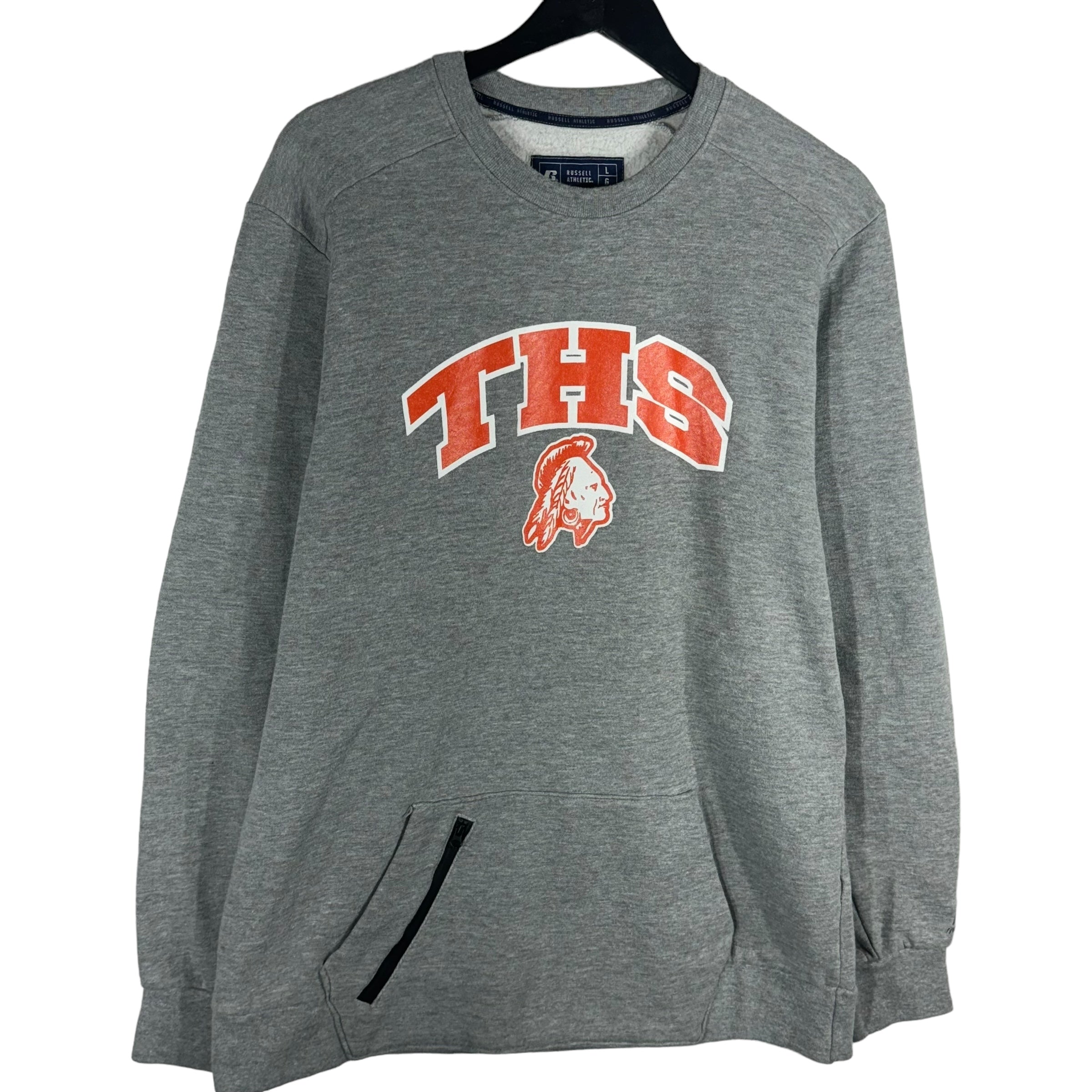 Collection of Russell Athletic "THS" Crewneck in a gallery layout