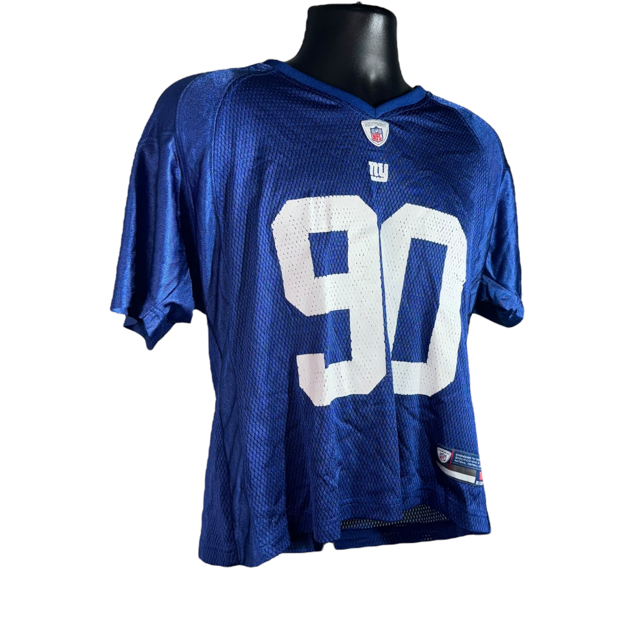 Collection of Women's NFL New York Giants #90 Jason Pierre-Paul Jersey in a gallery layout