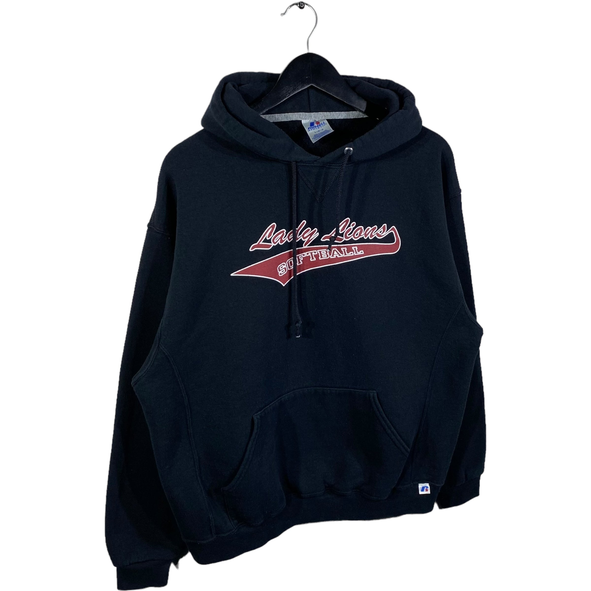 Collection of Russell Athletic Lady Lions Softball Hoodie in a gallery layout