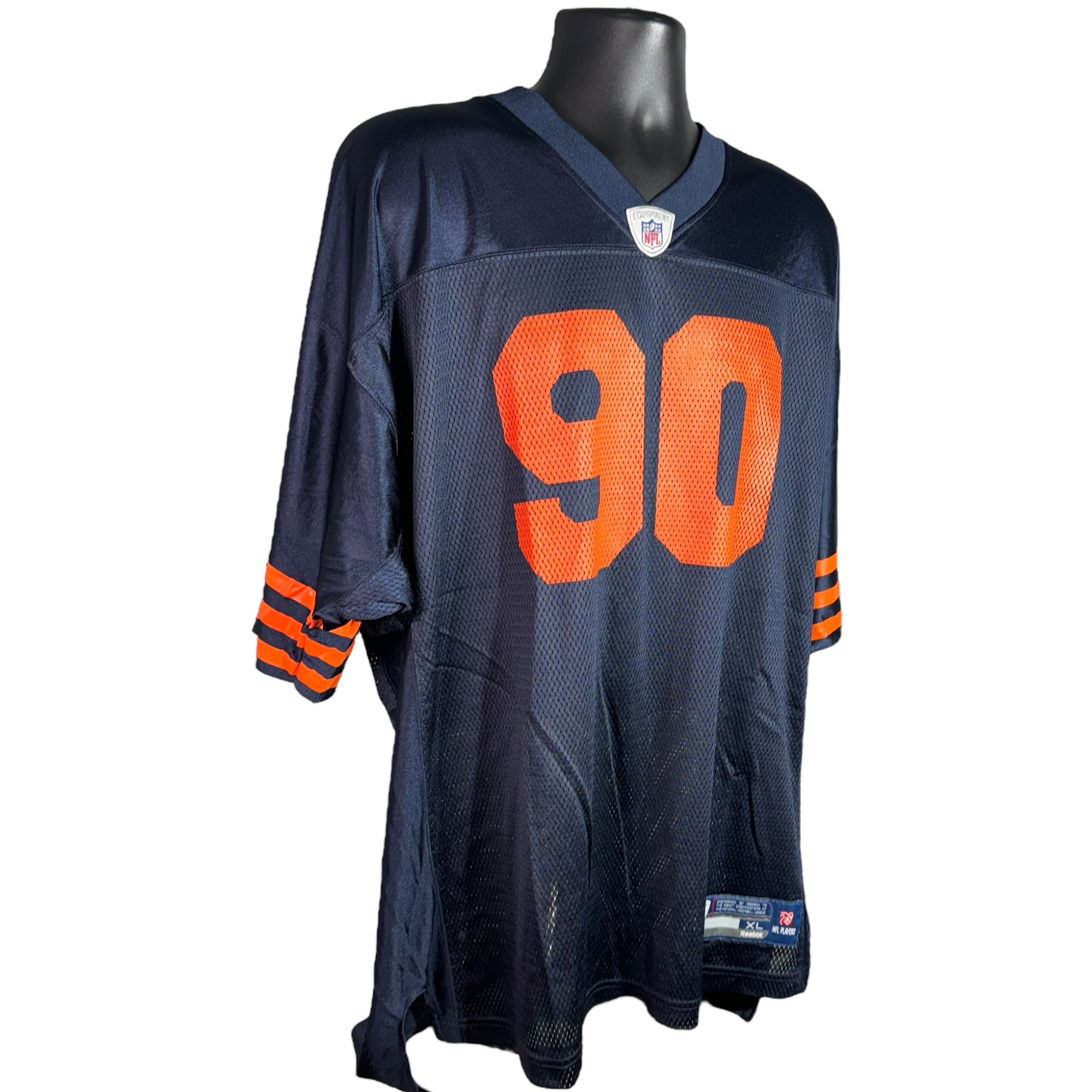 Collection of Reebok Chicago Bears #90 Julius Peppers Jersey in a gallery layout