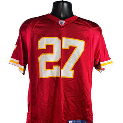 Collection of NFL Kansas City Chiefs #27 Larry Johnson Jersey in a gallery layout