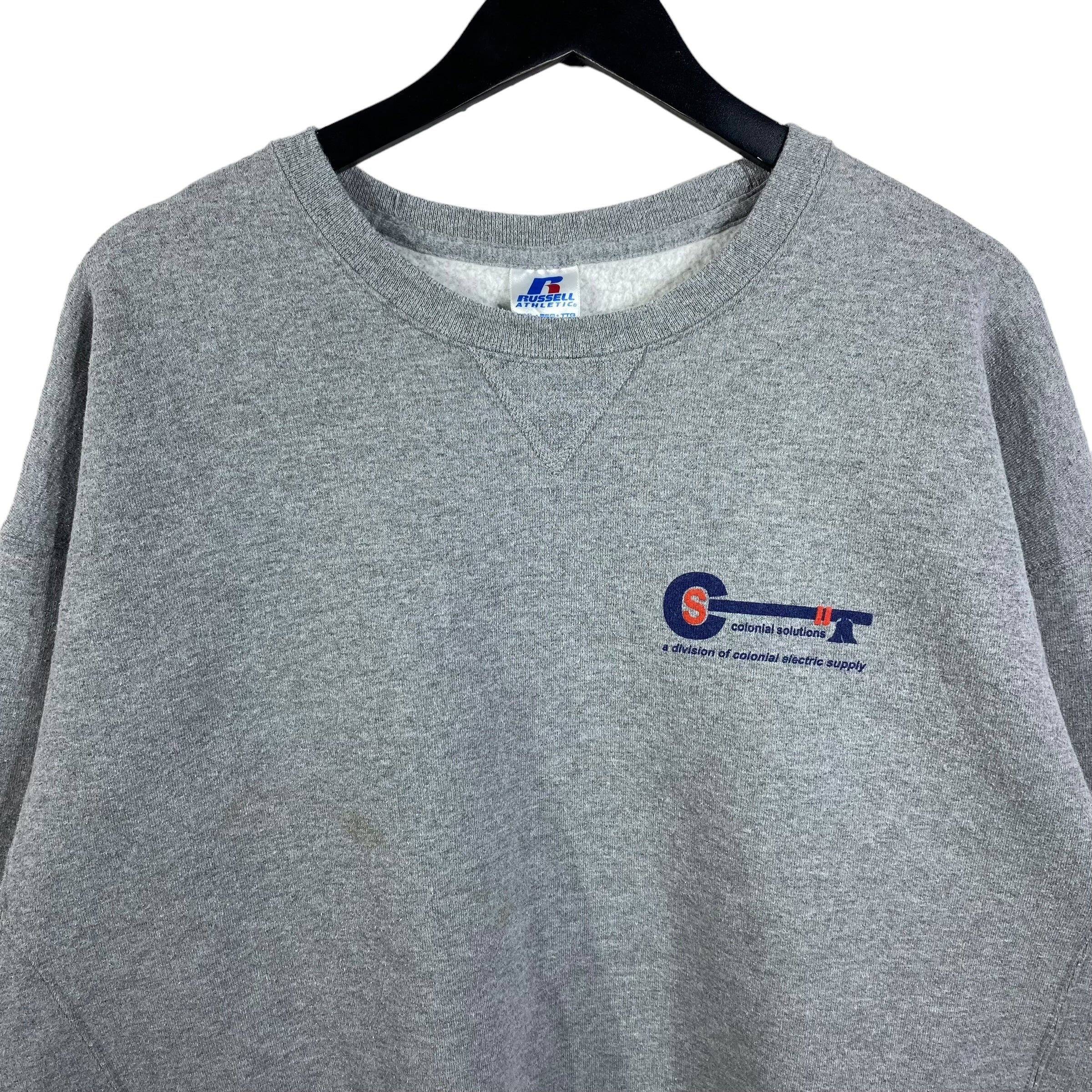 Collection of Russell Athletic Colonial Solutions Crewneck Sweatshirt in a gallery layout