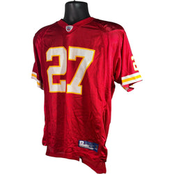 Collection of NFL Kansas City Chiefs #27 Larry Johnson Jersey in a gallery layout