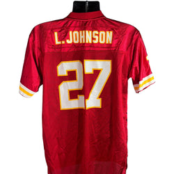 Collection of NFL Kansas City Chiefs #27 Larry Johnson Jersey in a gallery layout