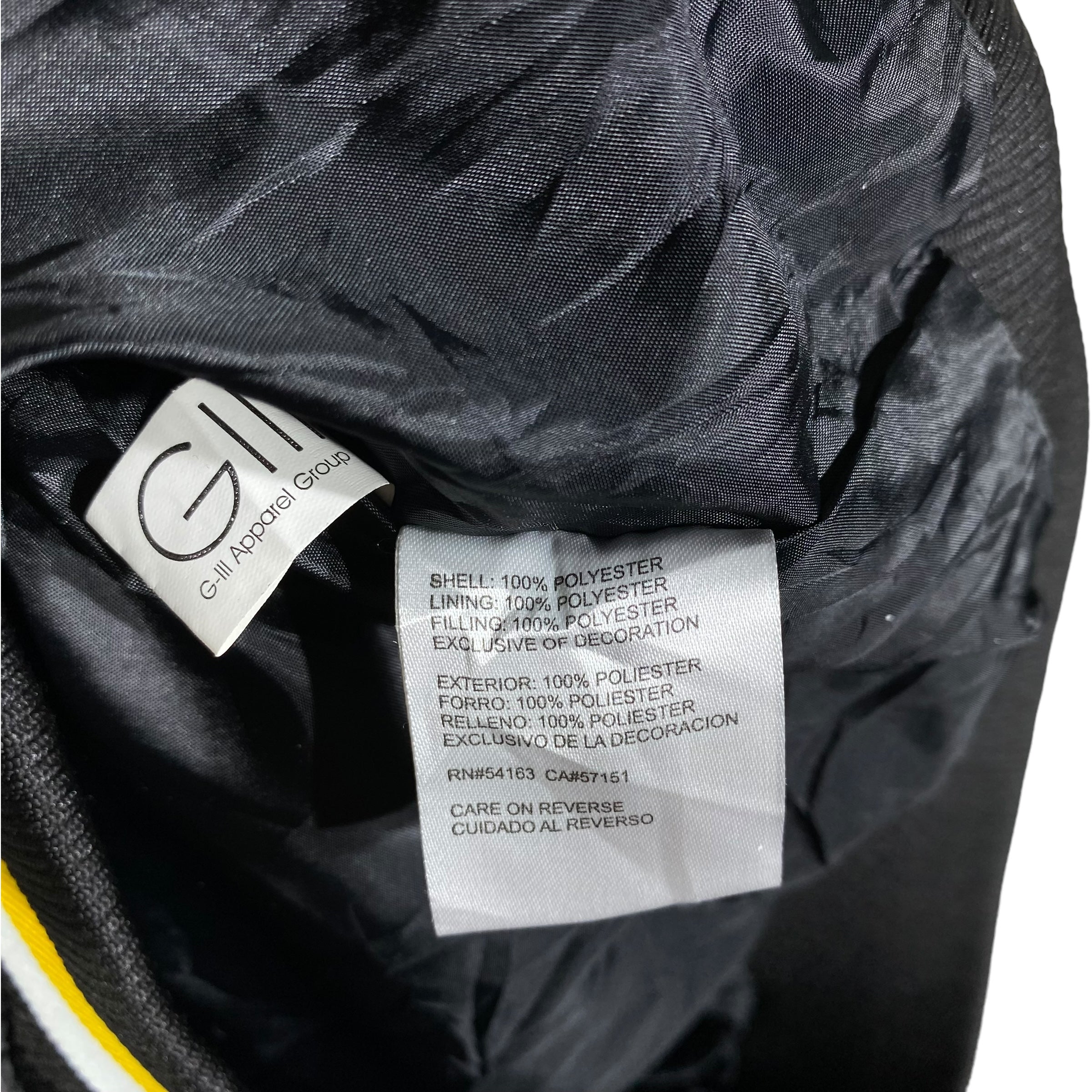 Collection of Women NFL Pittsburg Steelers Diamond Stitched Full Zip Jacket in a gallery layout