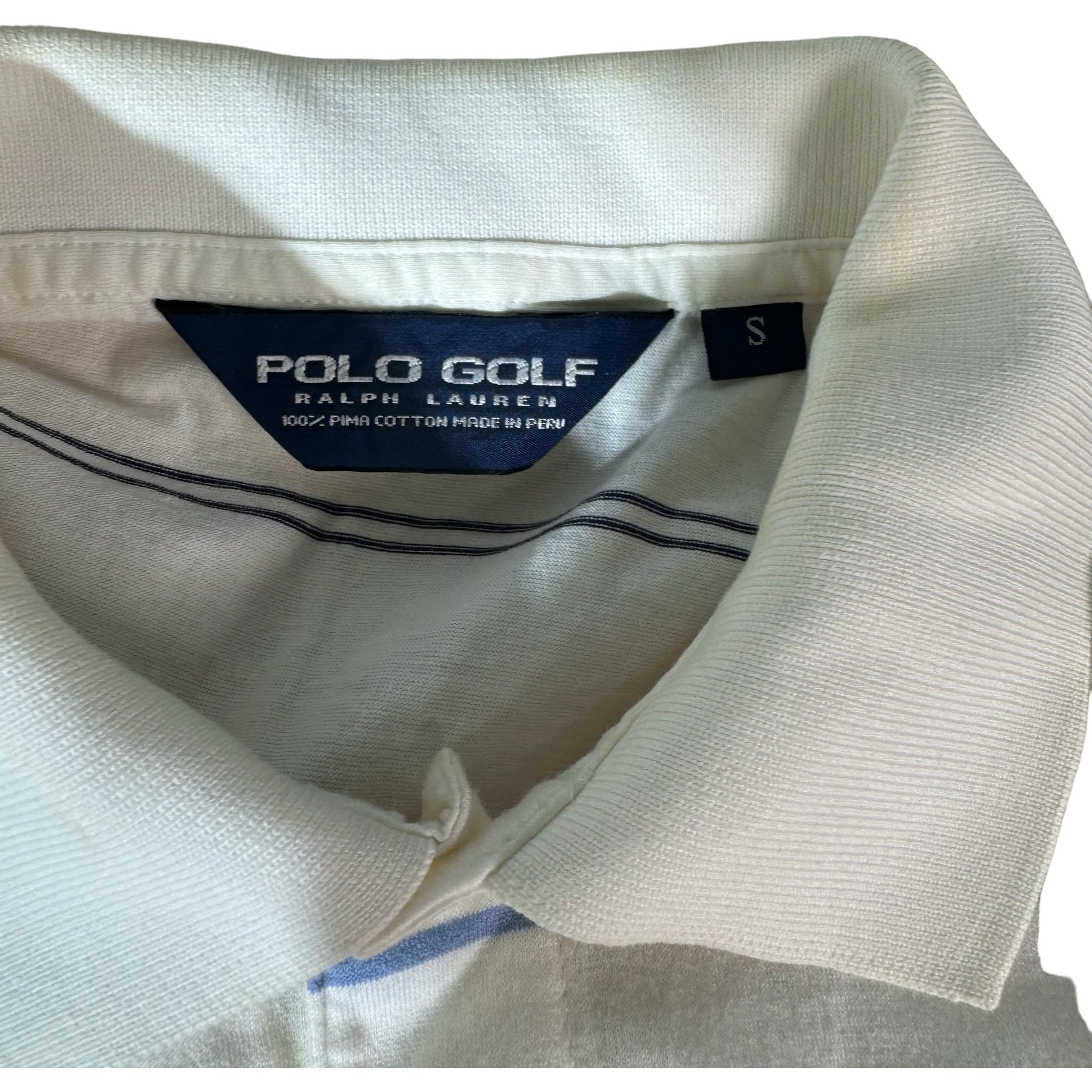 Collection of Polo Ralph Lauren Stripe Short Sleeve Polo Shirt in a gallery layout