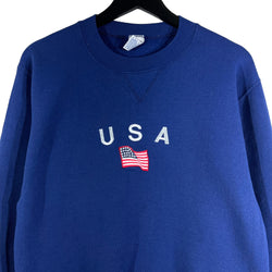 Collection of Vintage Russel Athletic USA Crewneck in a gallery layout