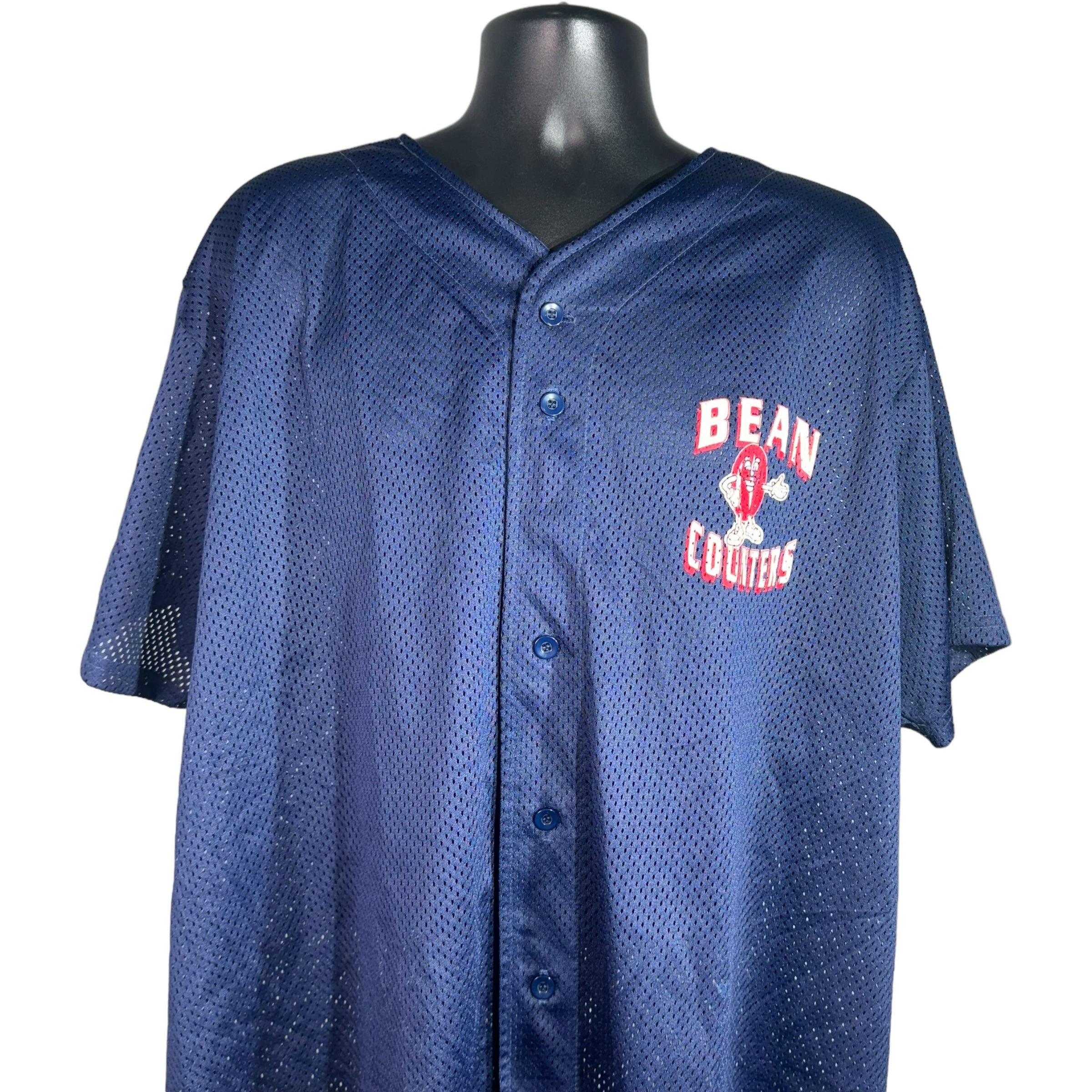Collection of Vintage Bean Counters Baseball Jersey in a gallery layout