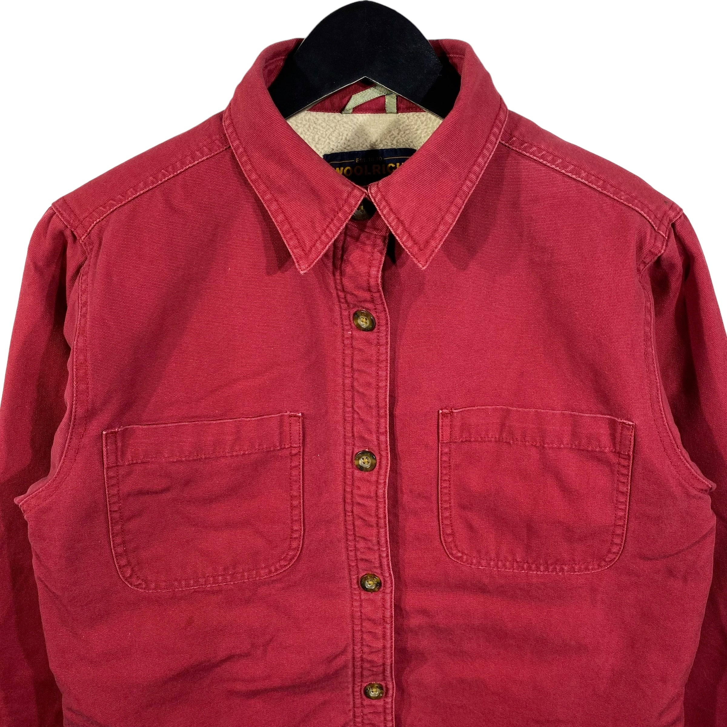 Collection of Woolrich Sherpa Lined Flannel in a gallery layout