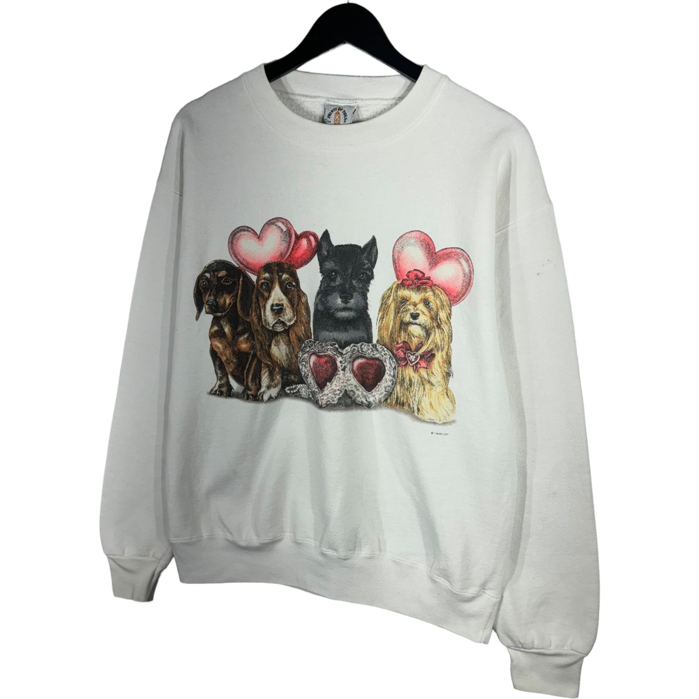 Collection of Vintage Prints Of Tails Dog Crewneck in a gallery layout