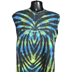 Collection of Gildian Sleeveless Tie-Dye Tank Top in a gallery layout