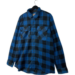 Collection of Wrangler Authentic Polyester Plaid Button Down in a gallery layout