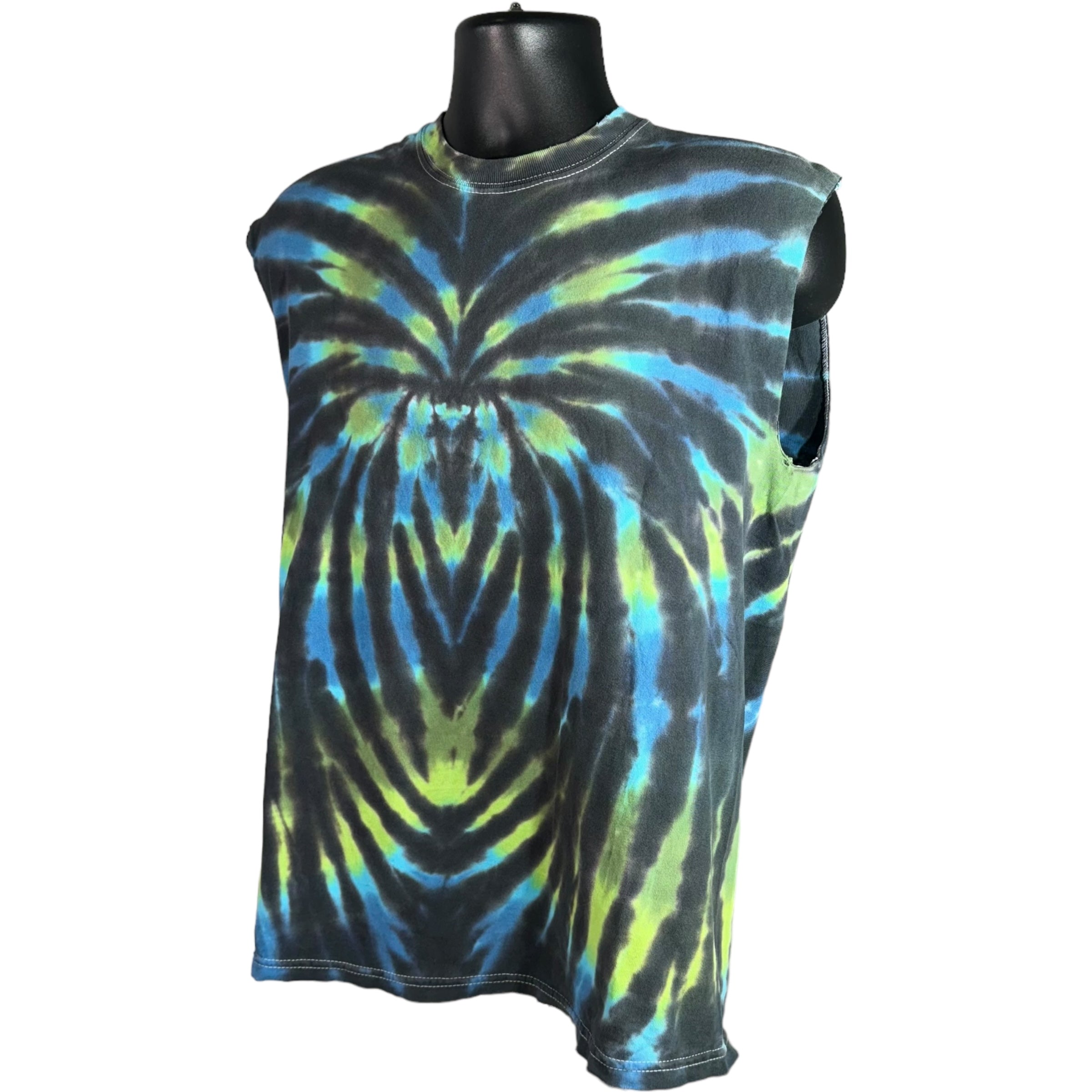 Collection of Gildian Sleeveless Tie-Dye Tank Top in a gallery layout