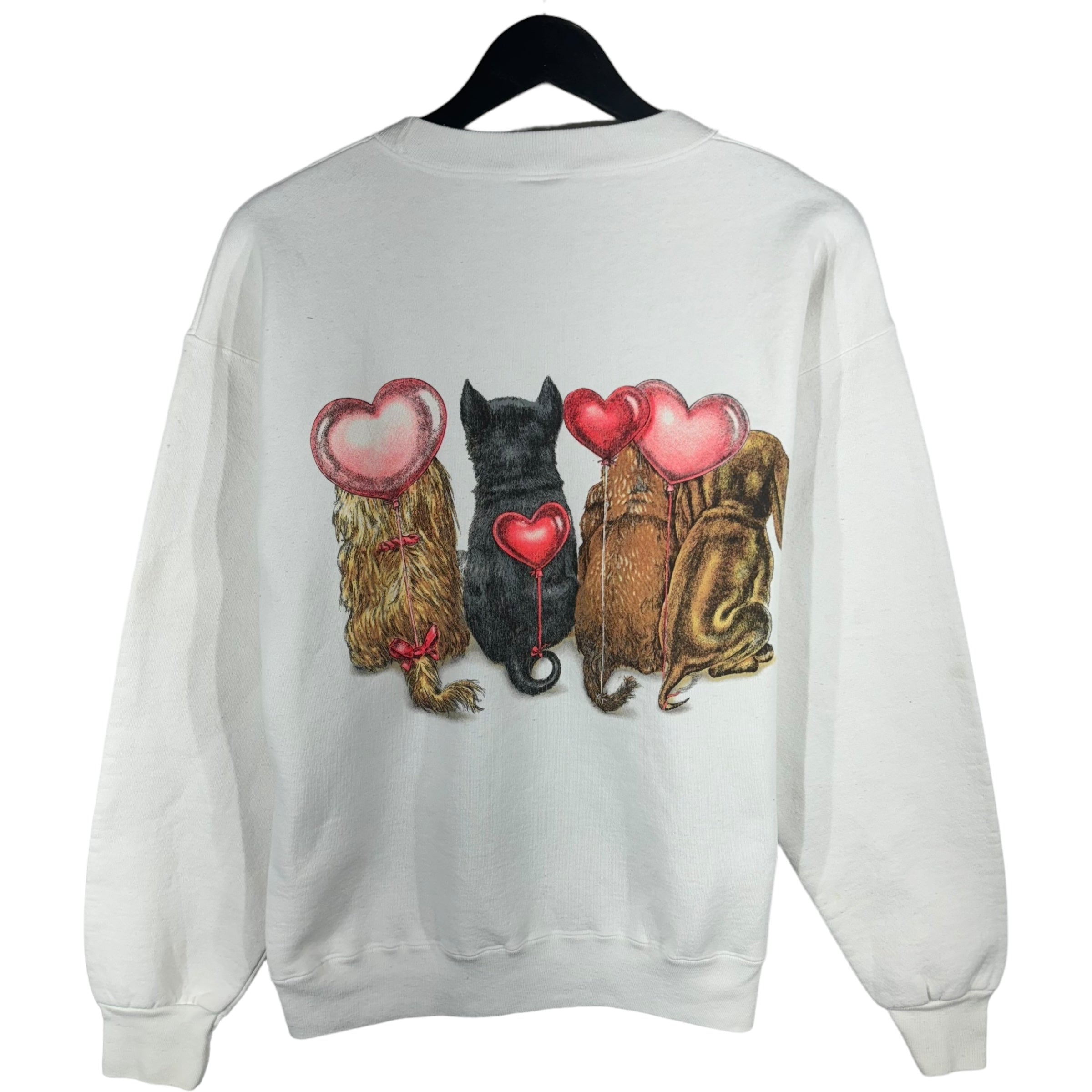 Collection of Vintage Prints Of Tails Dog Crewneck in a gallery layout