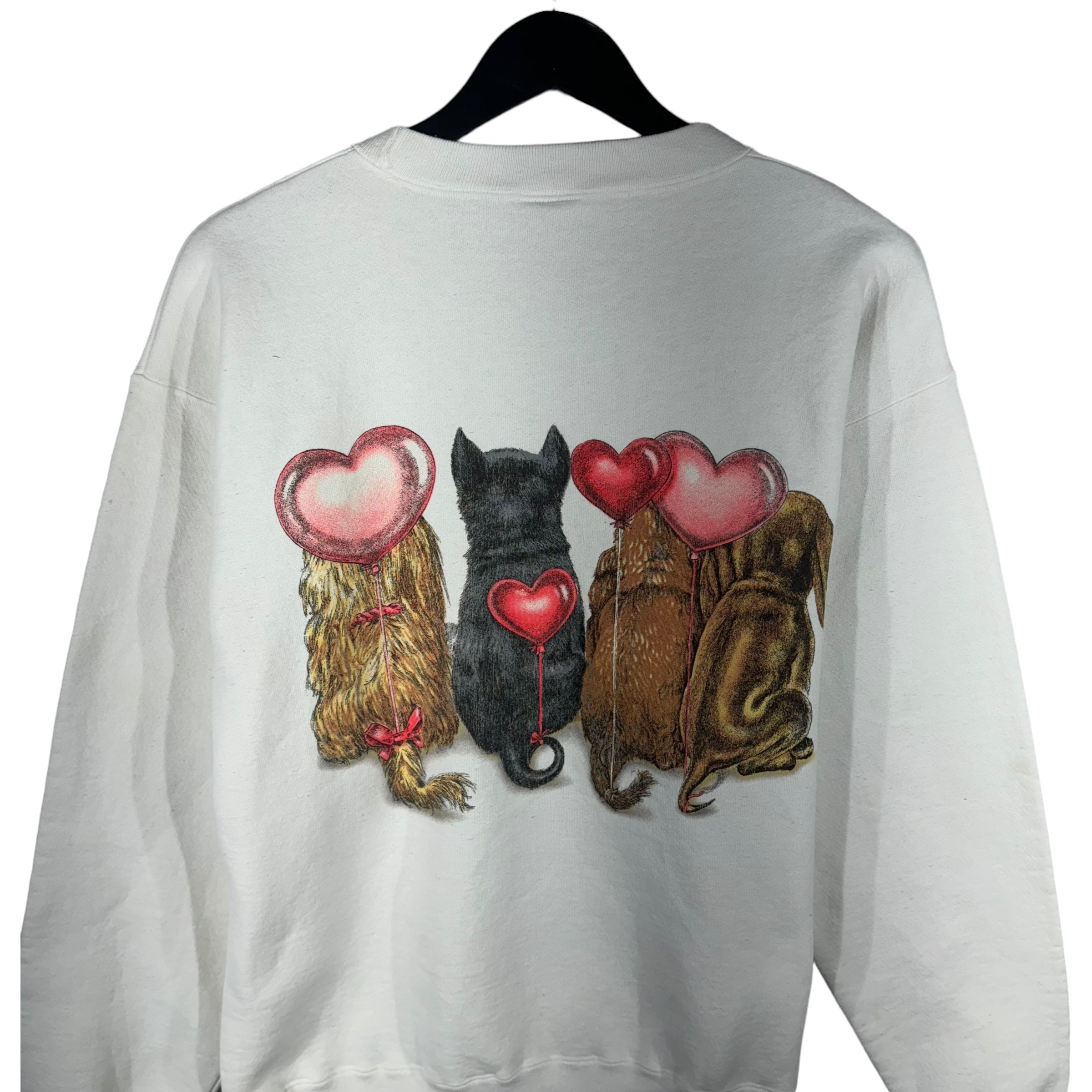 Collection of Vintage Prints Of Tails Dog Crewneck in a gallery layout