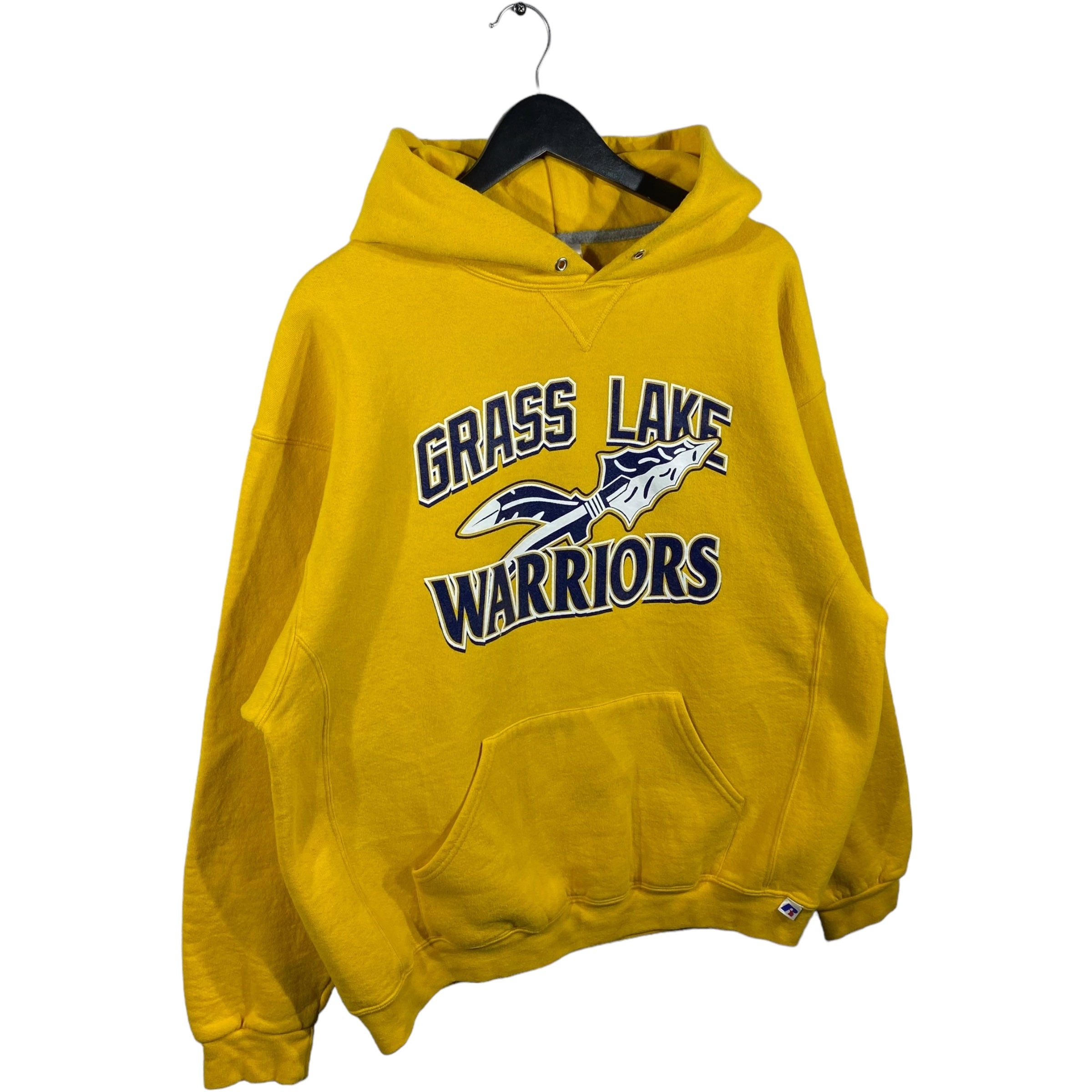 Collection of Russell Athletic Grass Lake Warriors Hoodie in a gallery layout