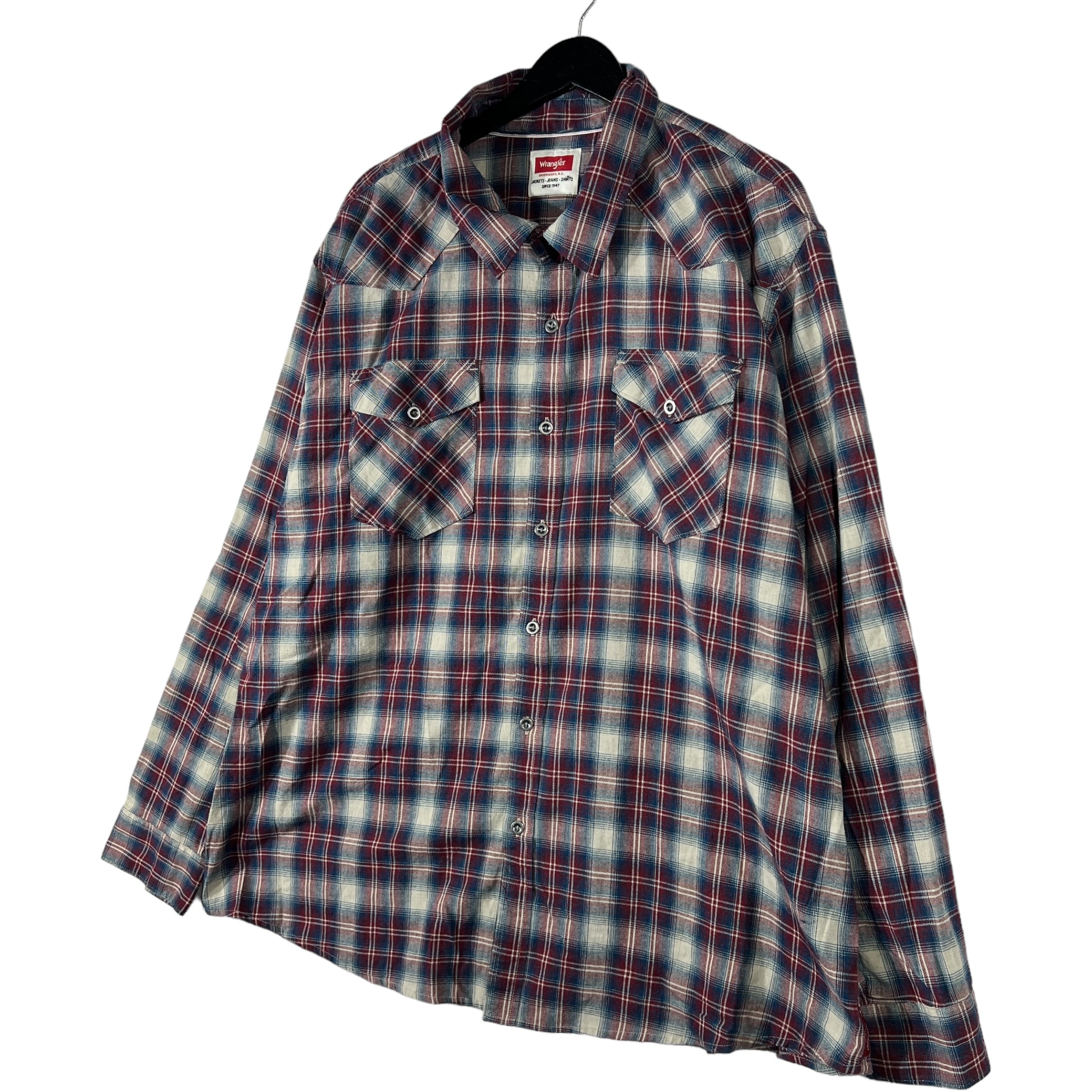 Collection of Wrangler Plaid Flannel in a gallery layout