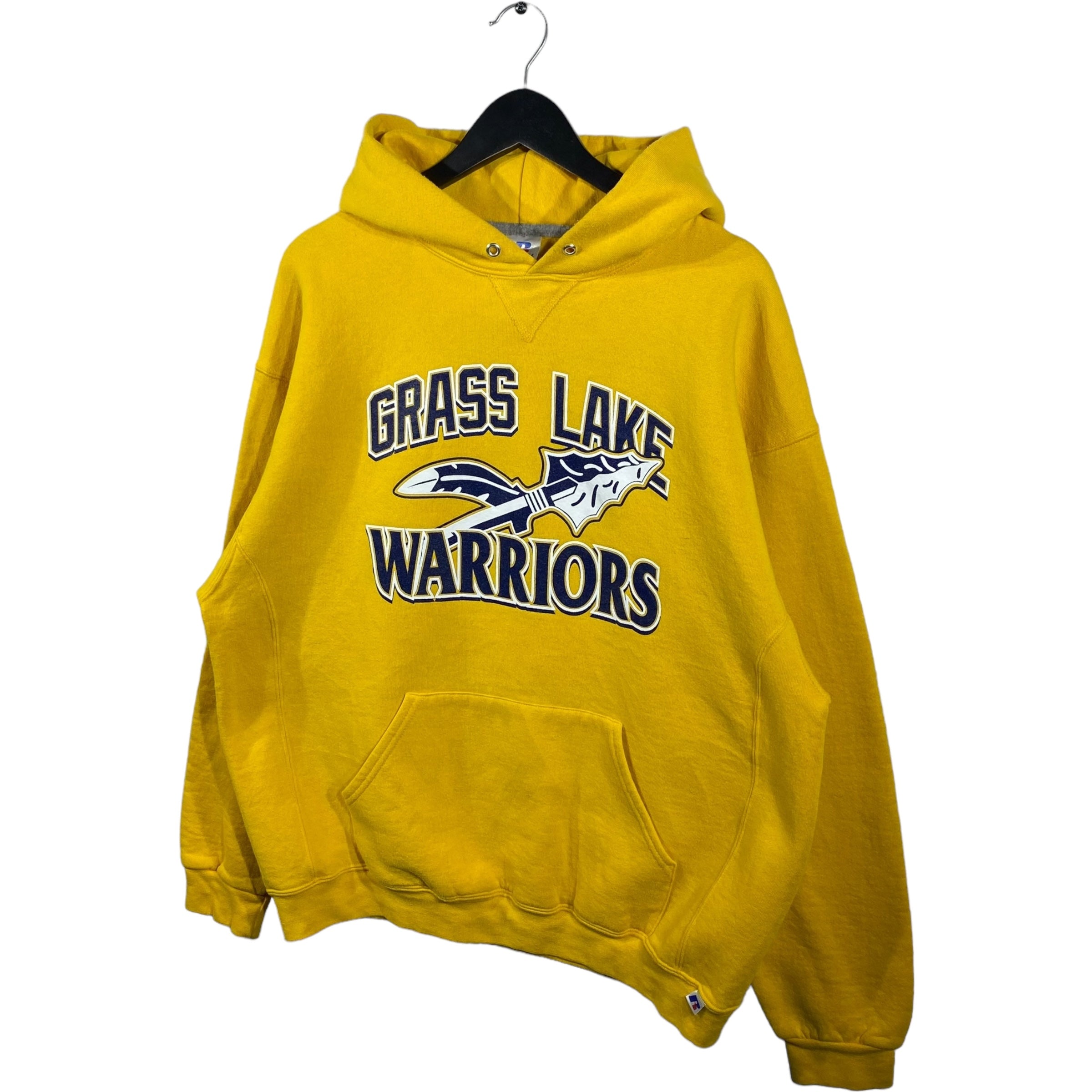Collection of Russell Athletic Grass Lake Warriors Hoodie in a gallery layout